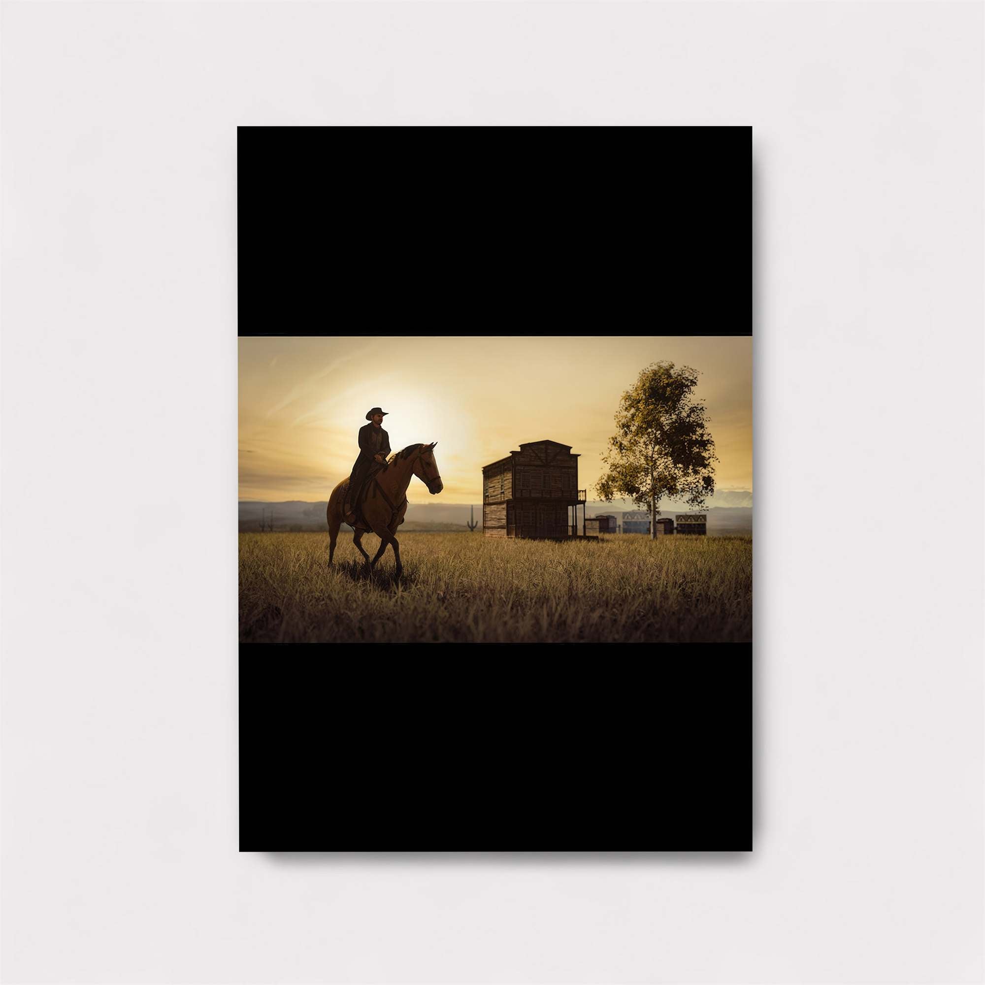 Cowboy Solitude Safe Wall Magnetic / M