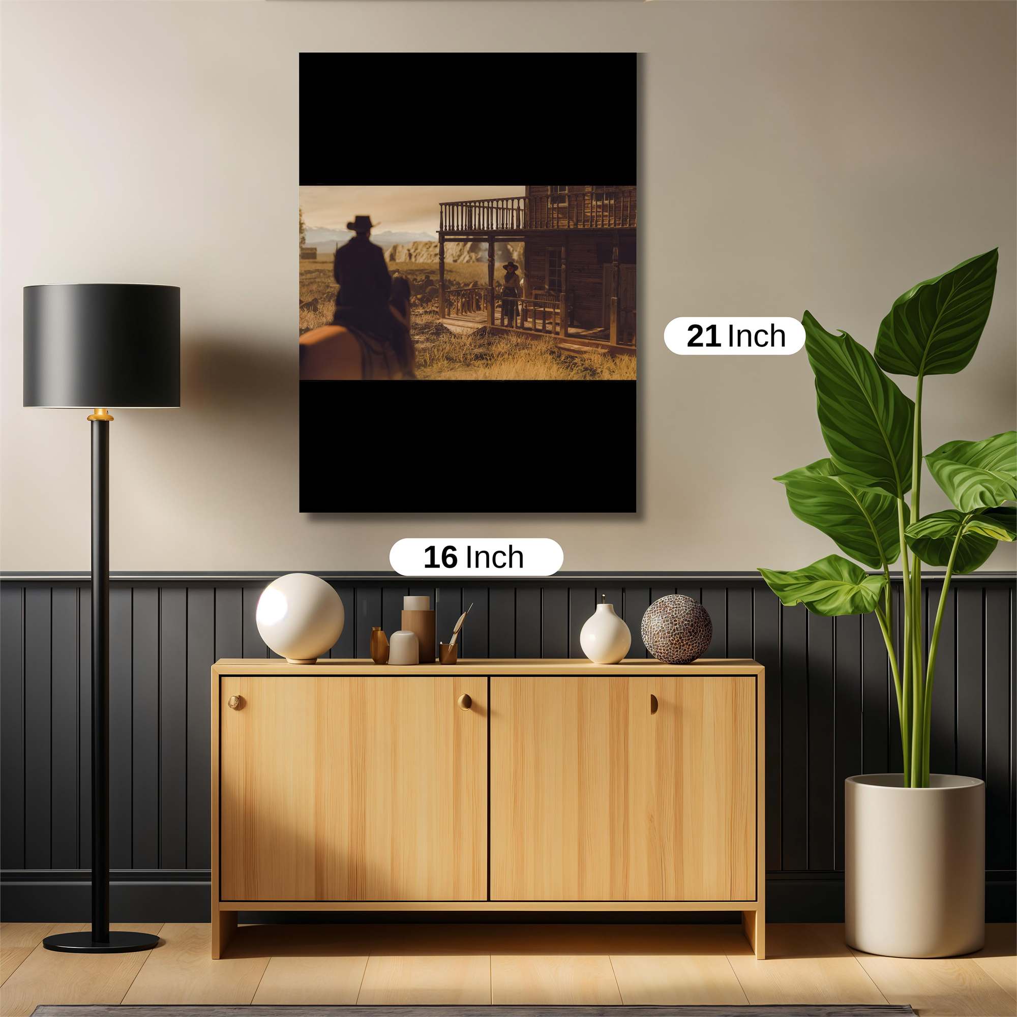 Cowboy Solitude Safe Wall Magnetic / M