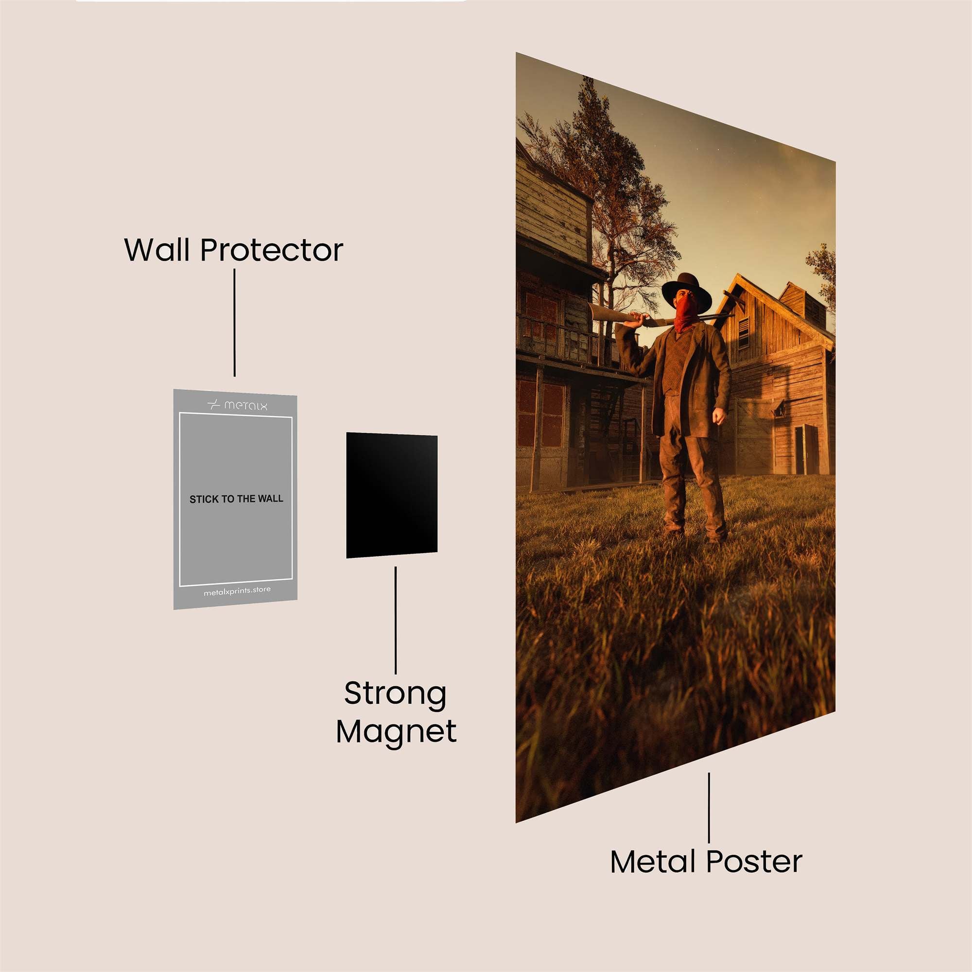 Sheriff Twilight Safe Wall Magnetic / M