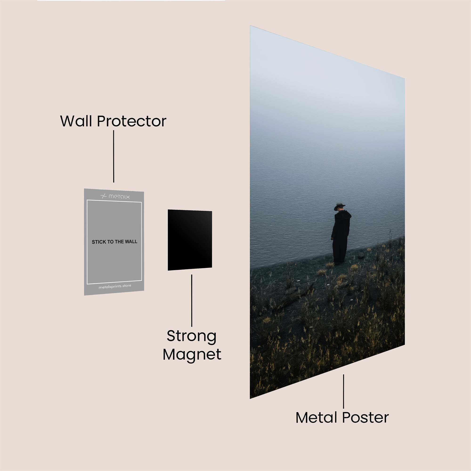 Figure Enigmatic Safe Wall Magnetic / M