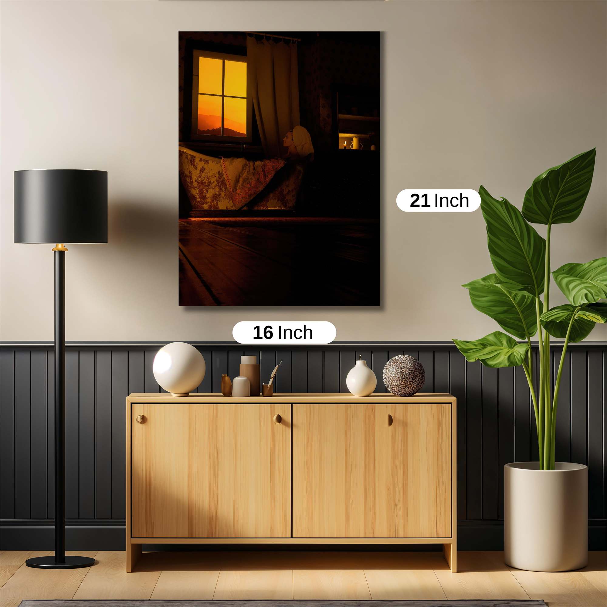 Sunset Serenity Safe Wall Magnetic / M