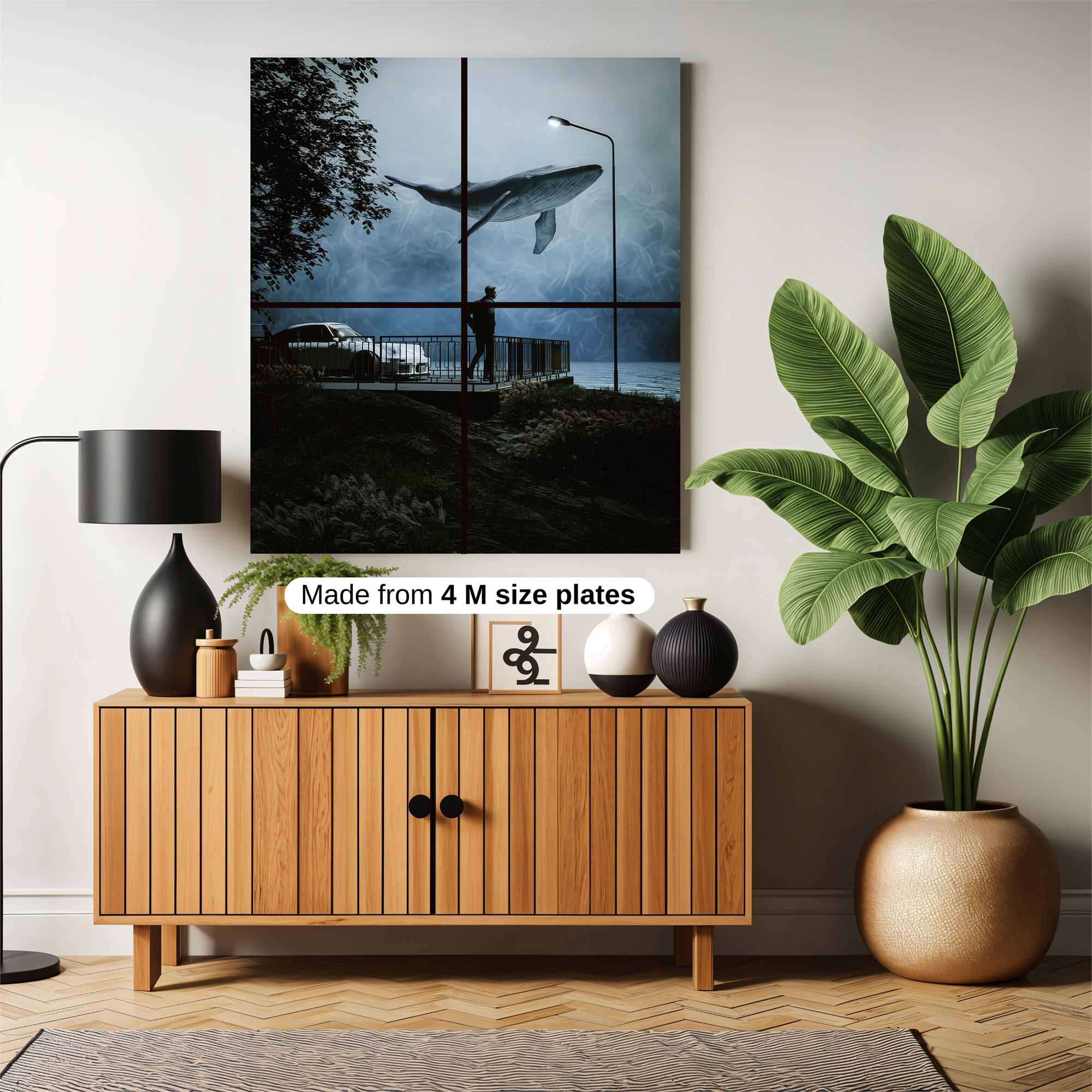 Whale Wonder Safe Wall Magnetic / M