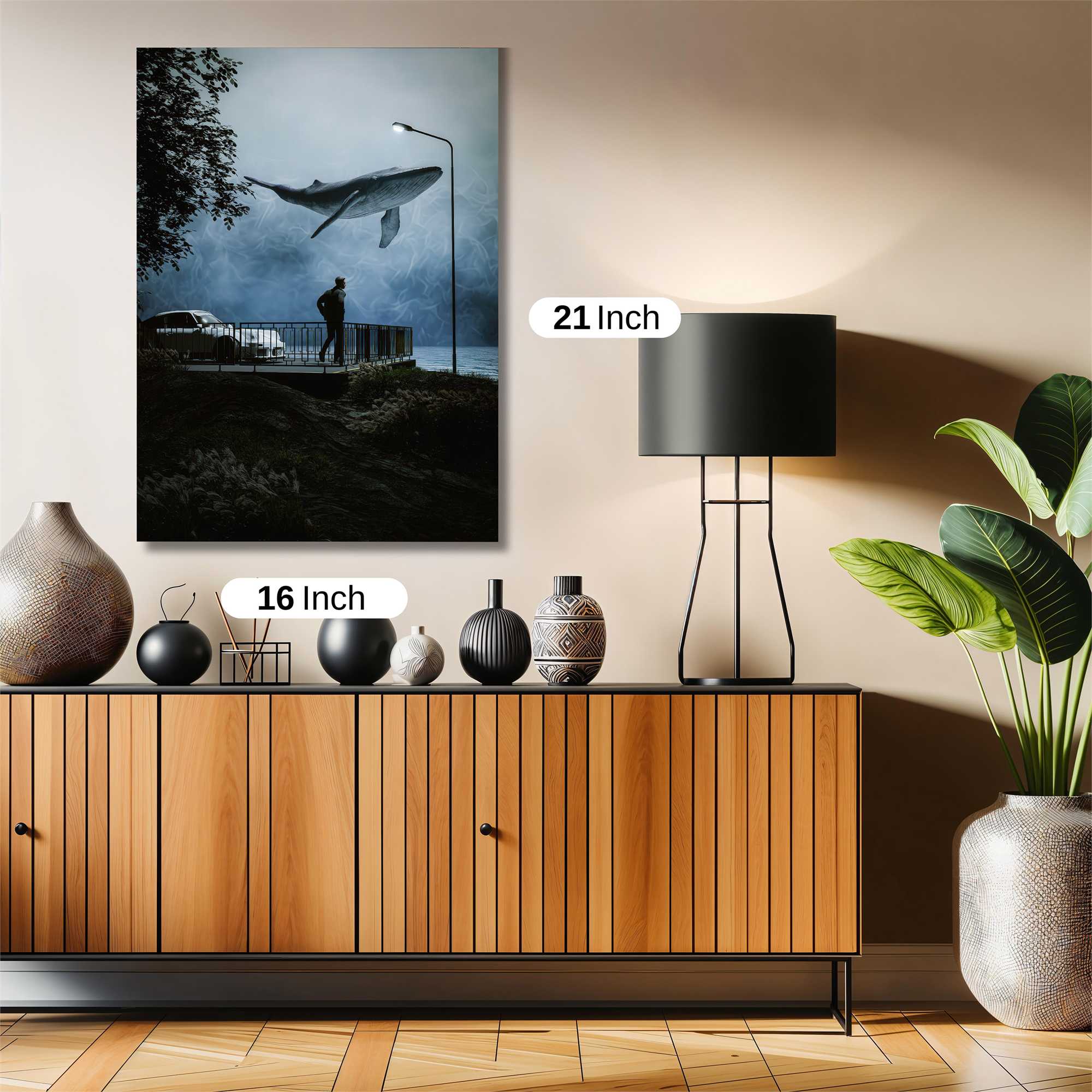 Whale Wonder Safe Wall Magnetic / M