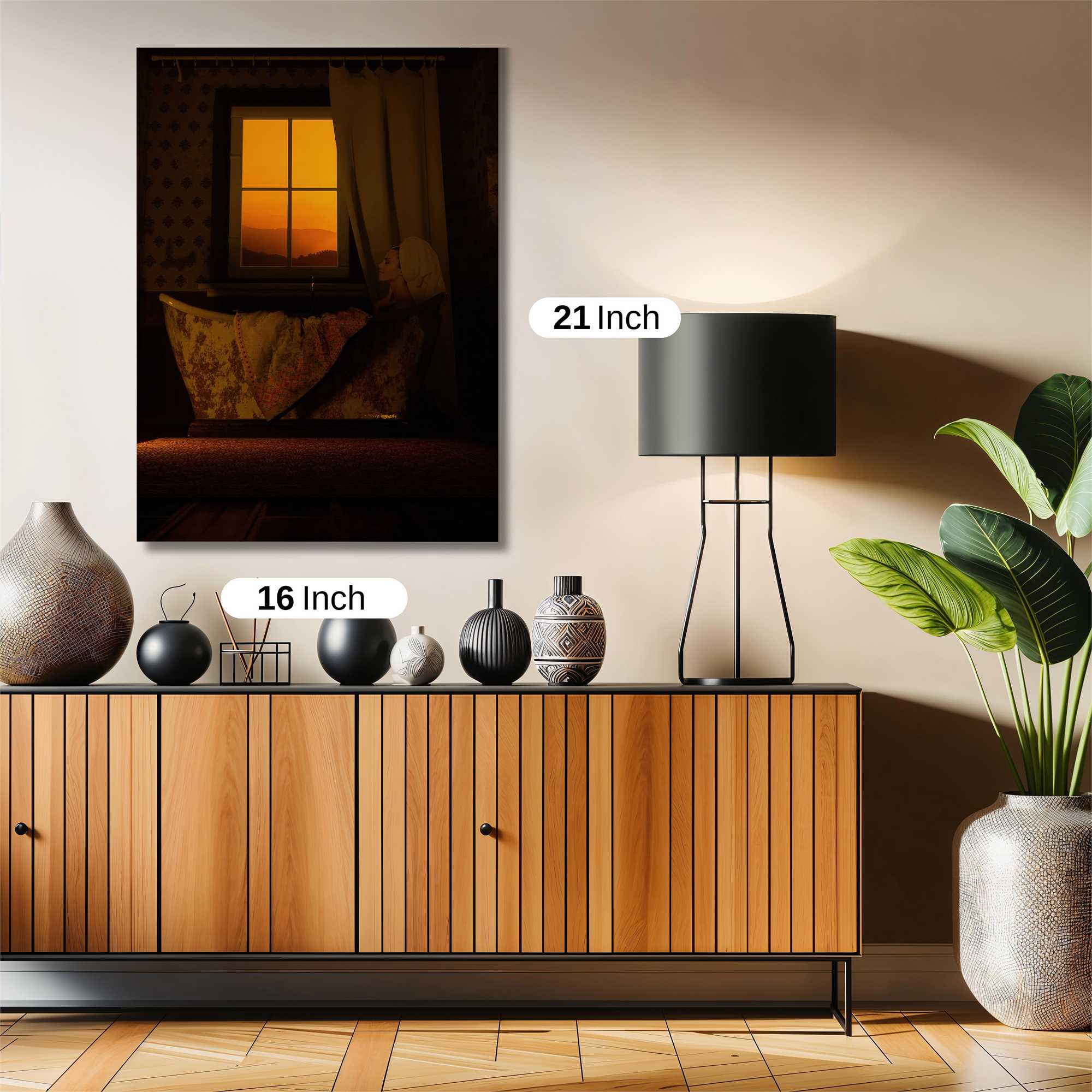 Sunset Serenity Safe Wall Magnetic / M