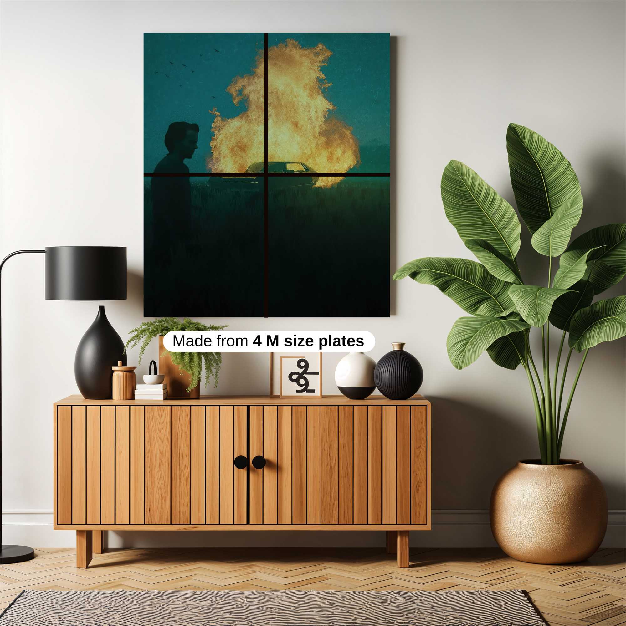 Car Inferno Safe Wall Magnetic / M