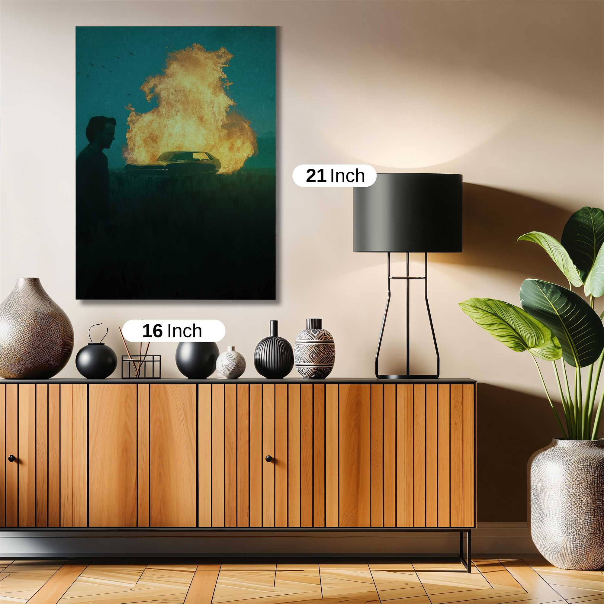 Car Inferno Safe Wall Magnetic / M