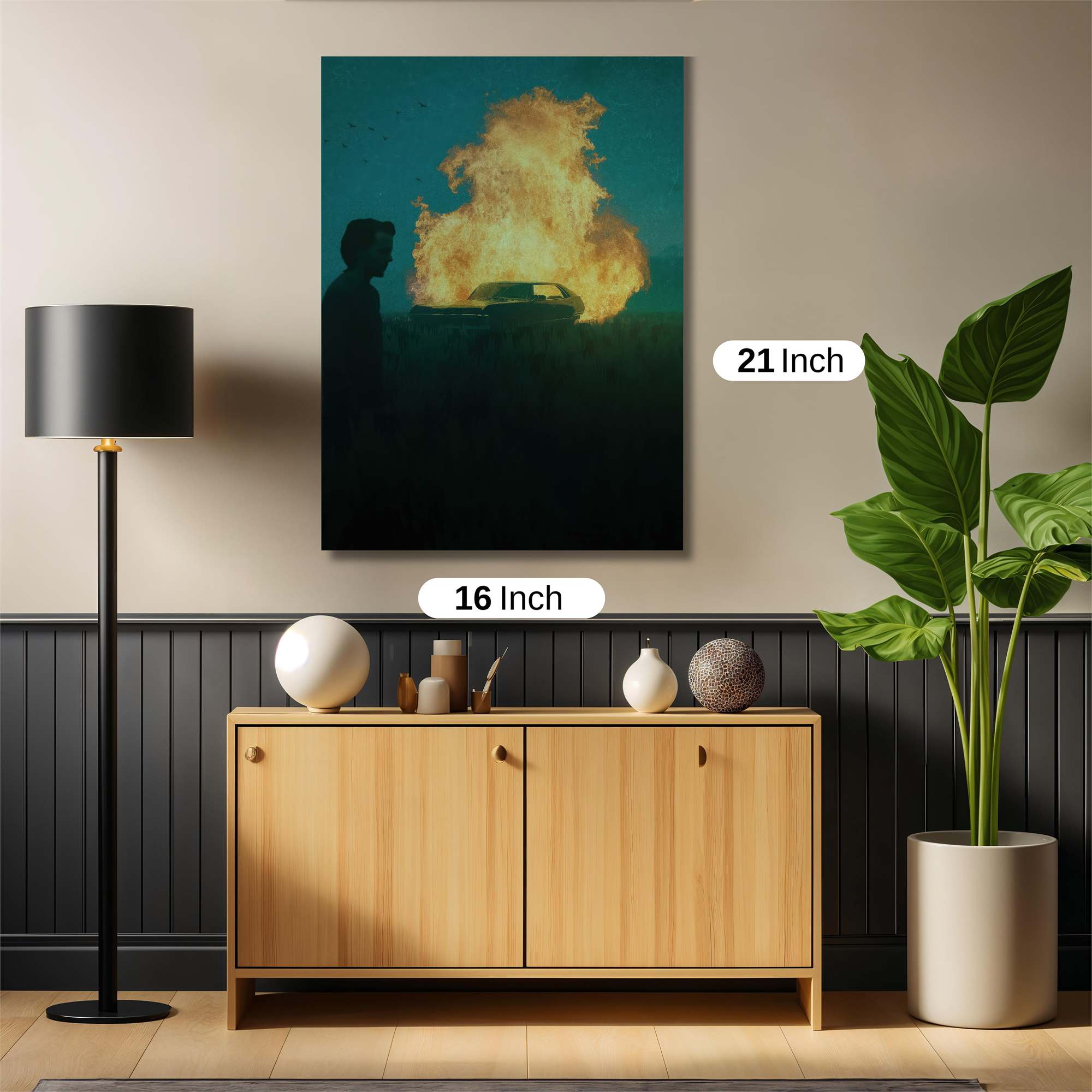 Car Inferno Safe Wall Magnetic / M