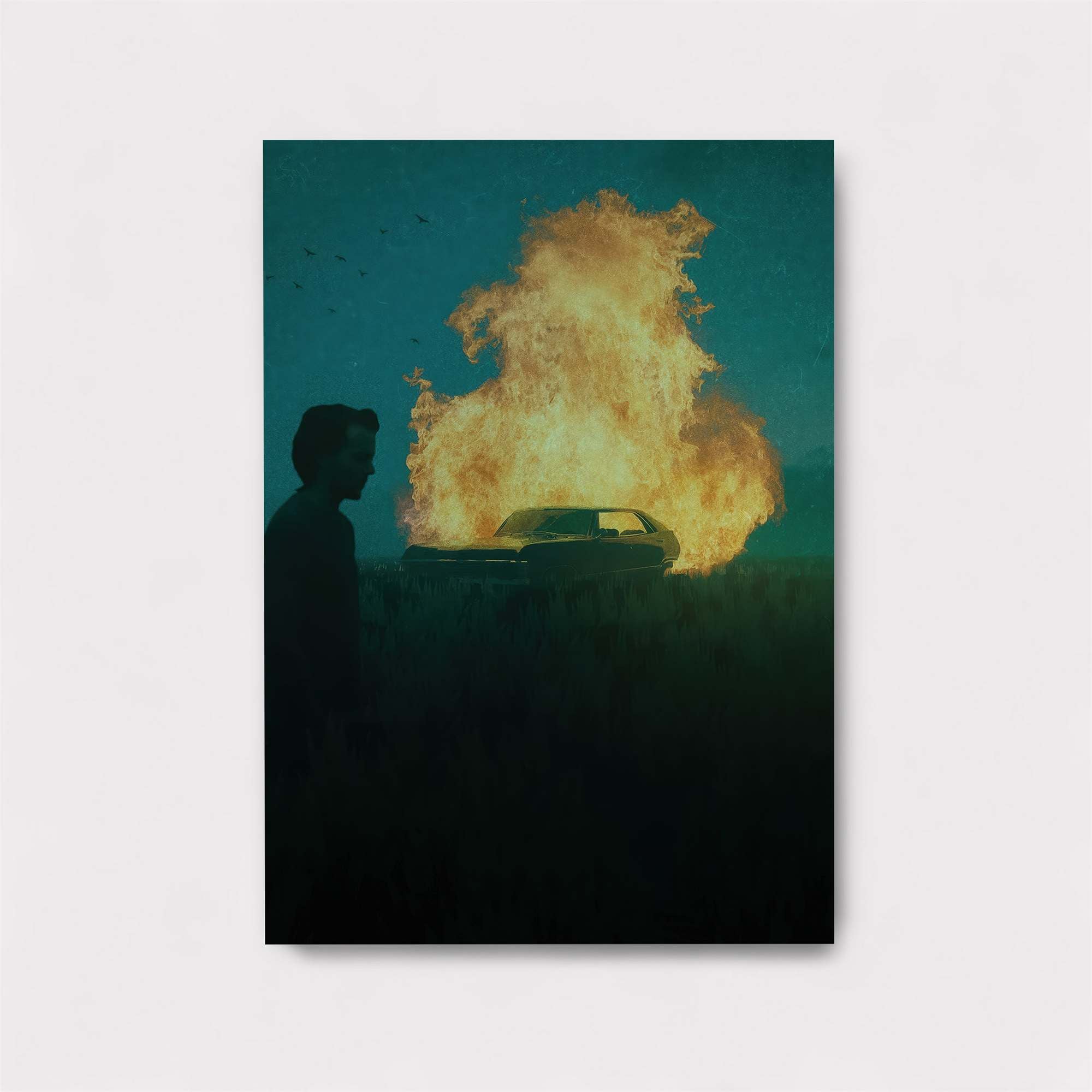 Car Inferno Safe Wall Magnetic / M