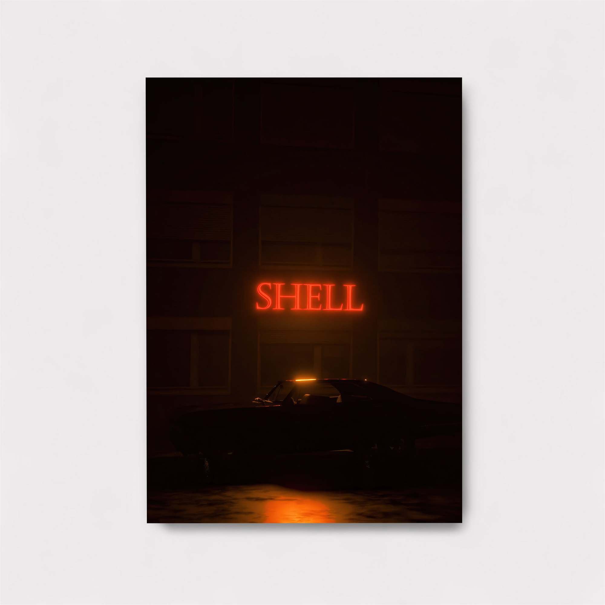 Shell Noir Safe Wall Magnetic / M