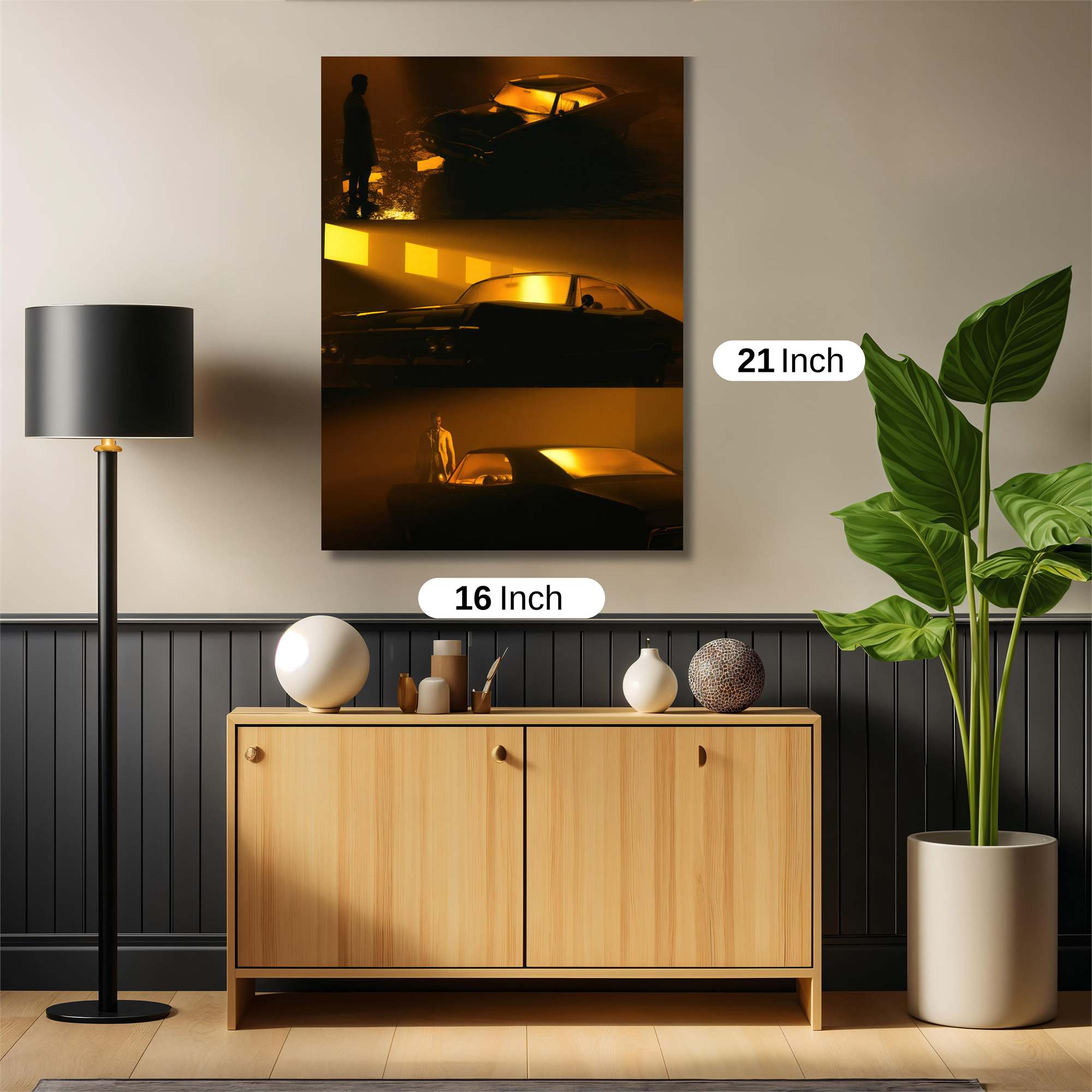 Noir Mystery Safe Wall Magnetic / M