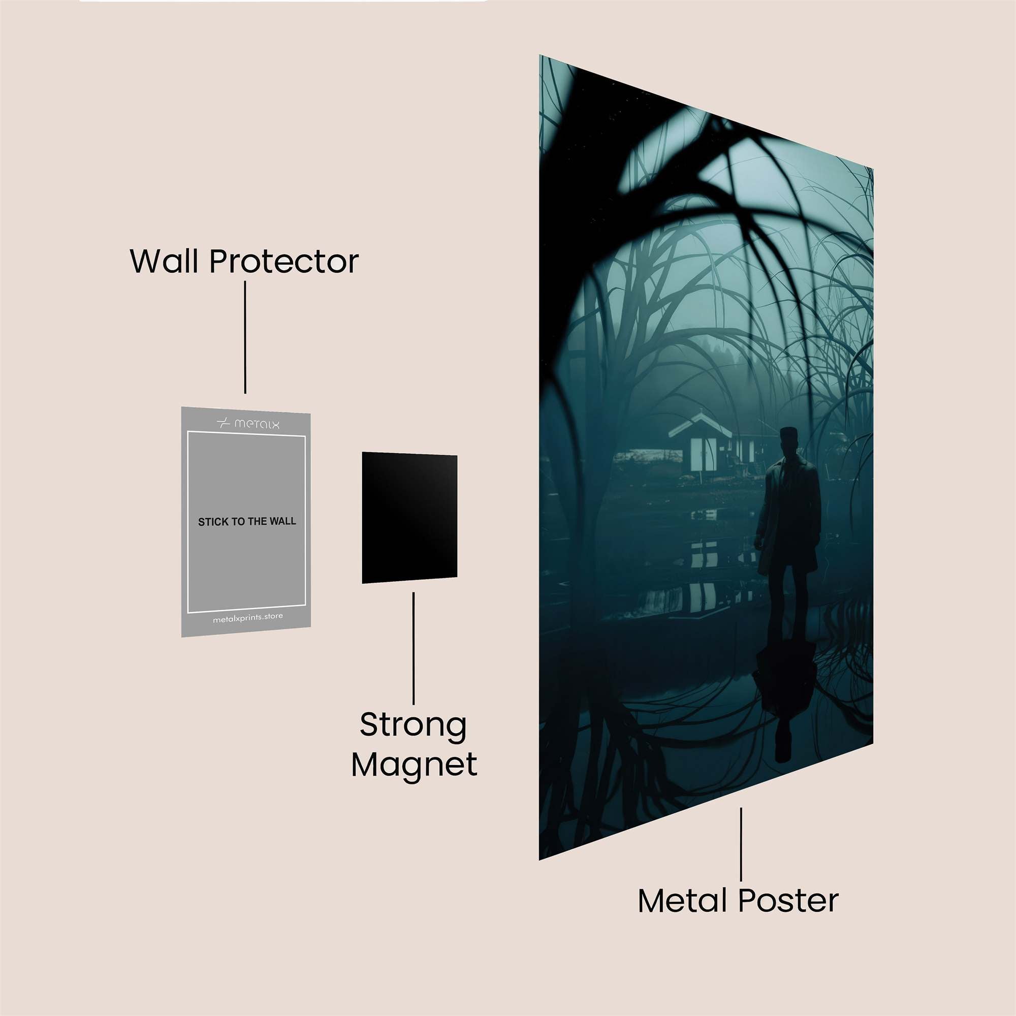 Watcher Enigmatic Safe Wall Magnetic / M