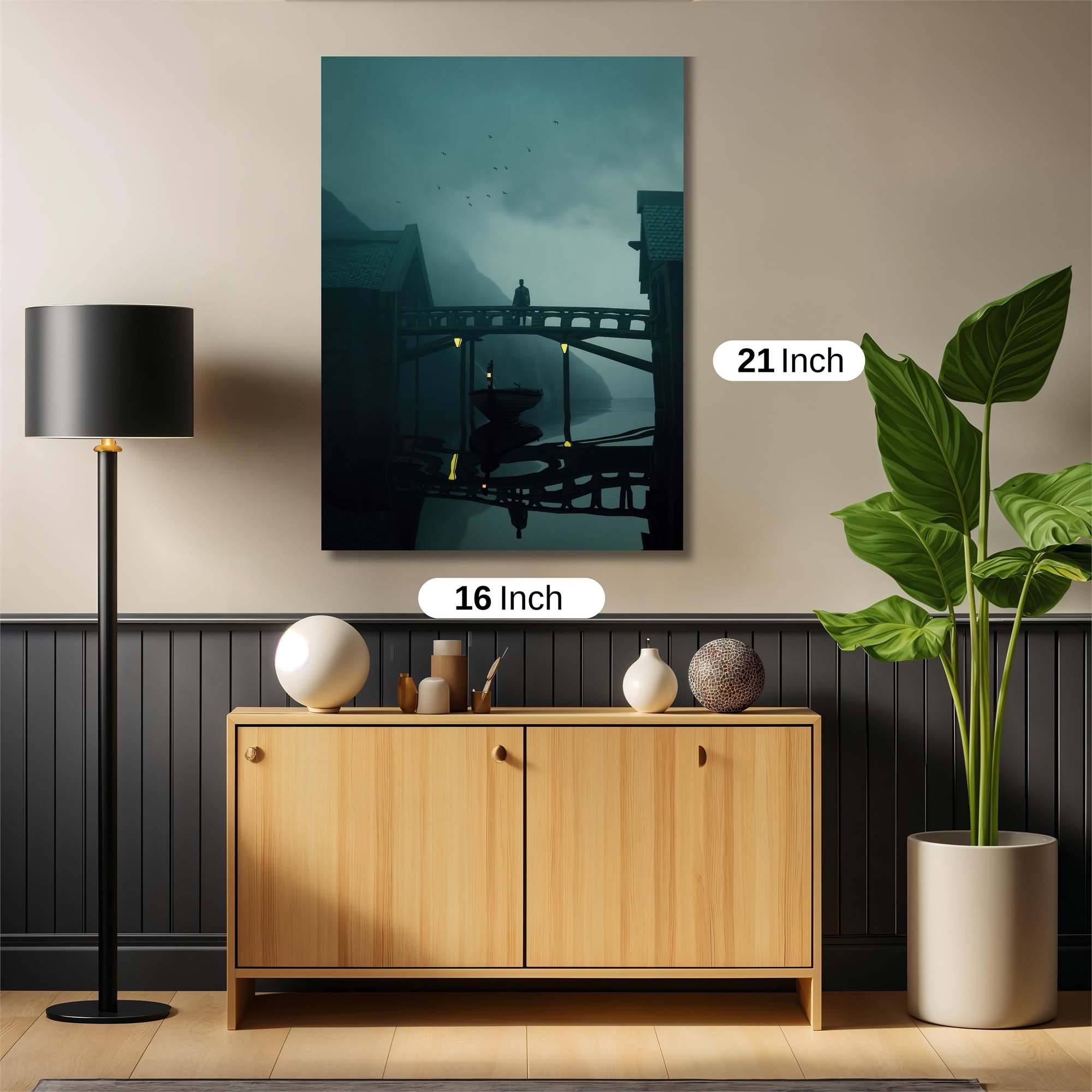 Bridge Solitude Safe Wall Magnetic / M