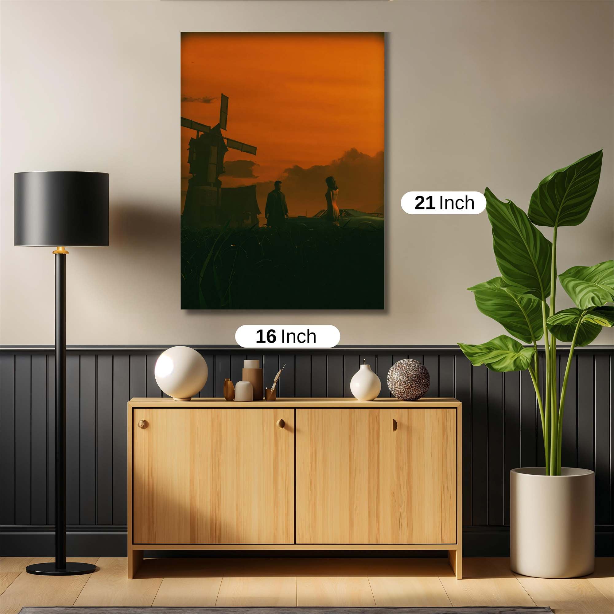 Windmill Twilight Safe Wall Magnetic / M
