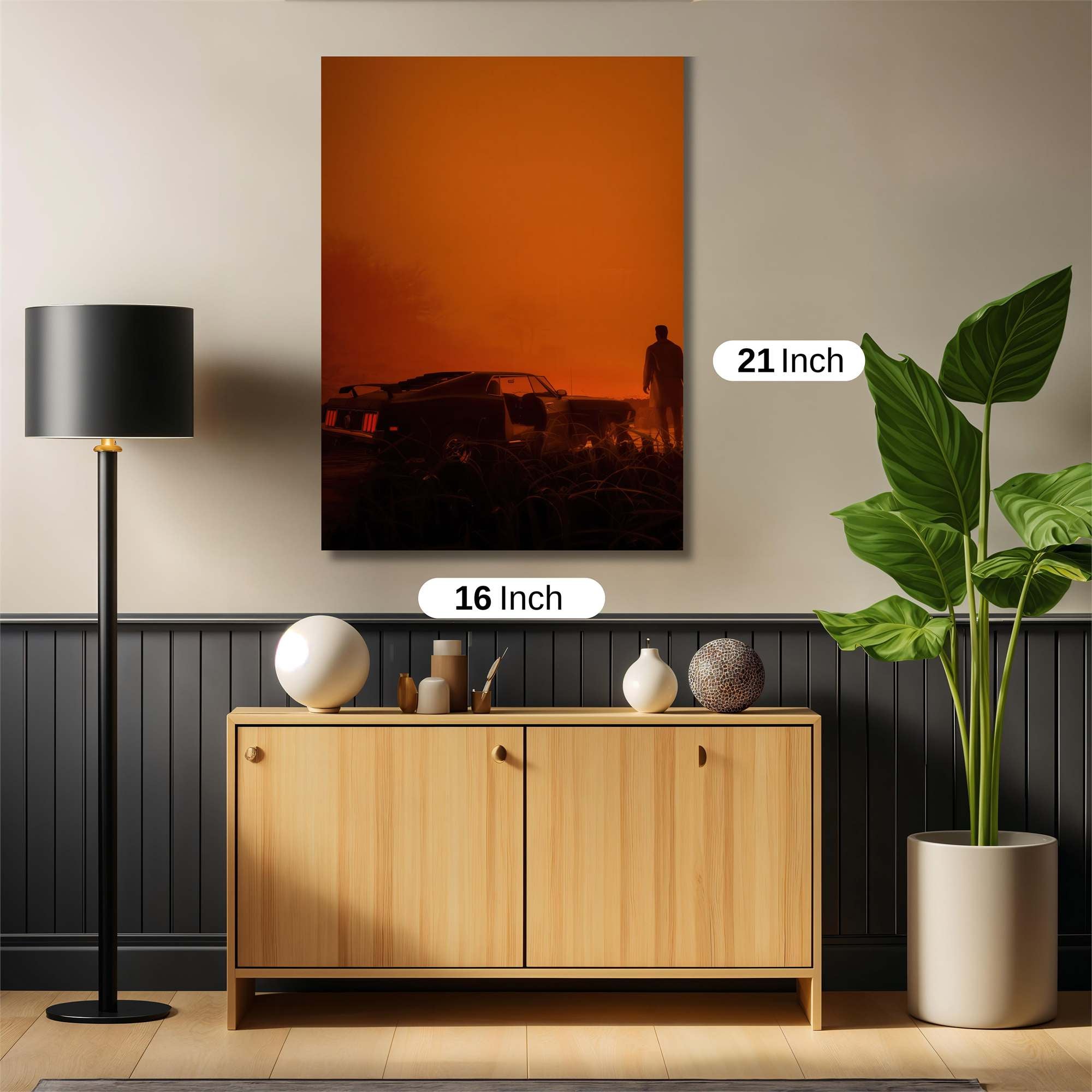 Apocalyptic Escape Safe Wall Magnetic / M