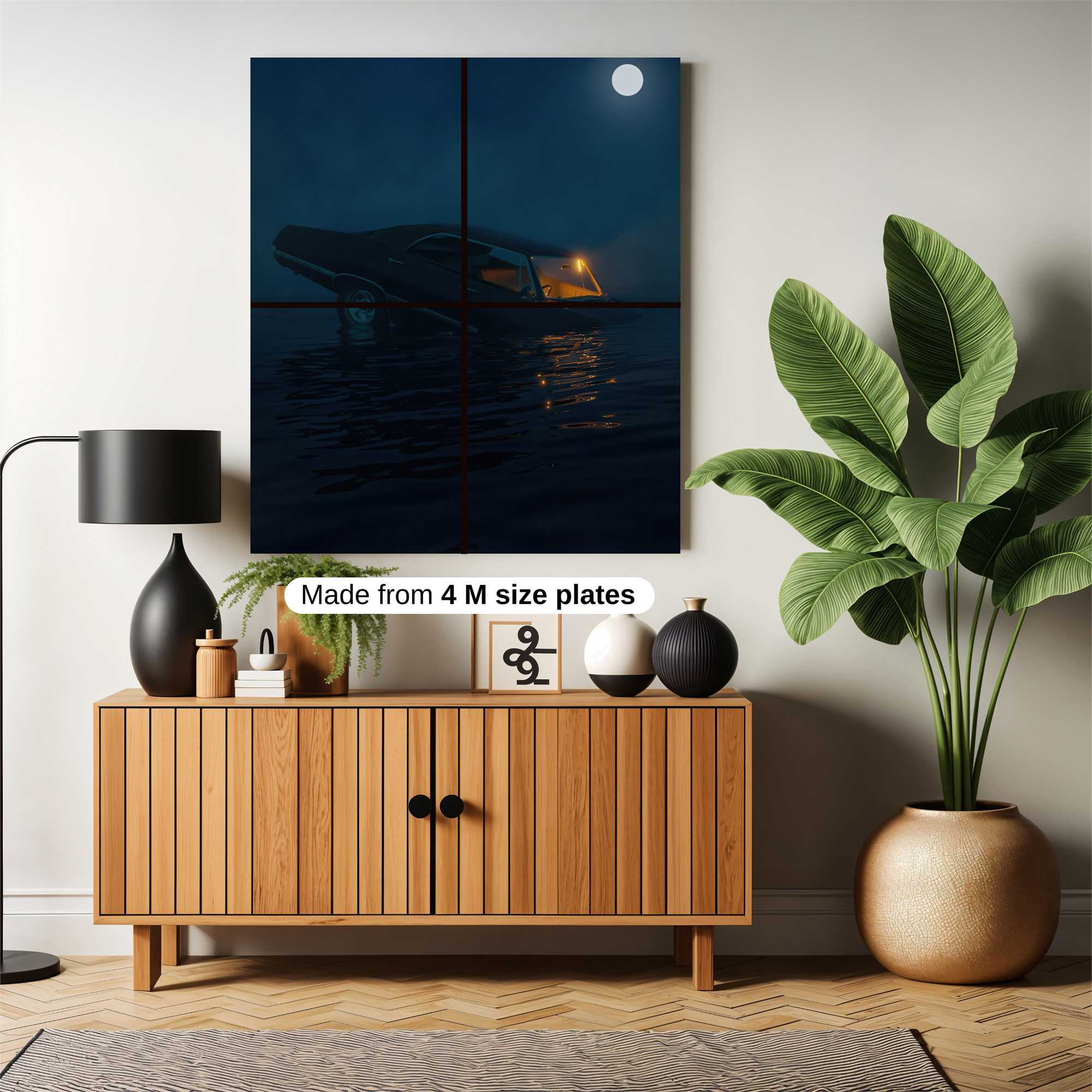 Car Submerged Safe Wall Magnetic / M