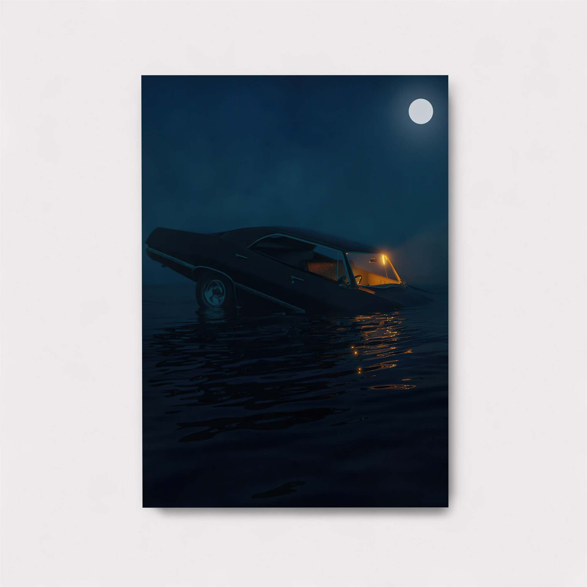 Car Submerged Safe Wall Magnetic / M