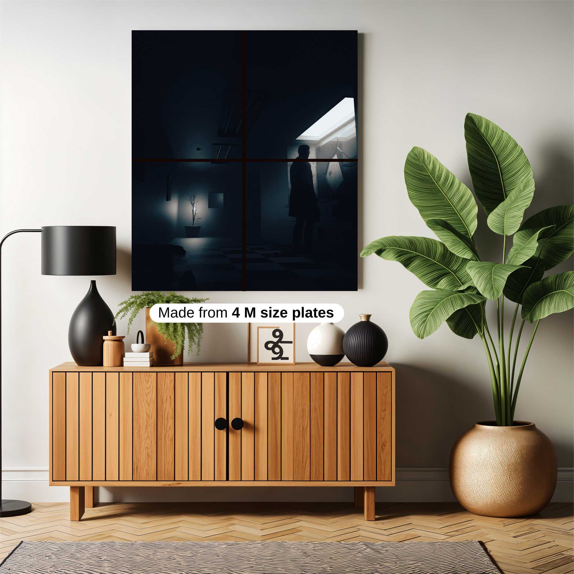 Shadowed Solitude Safe Wall Magnetic / M