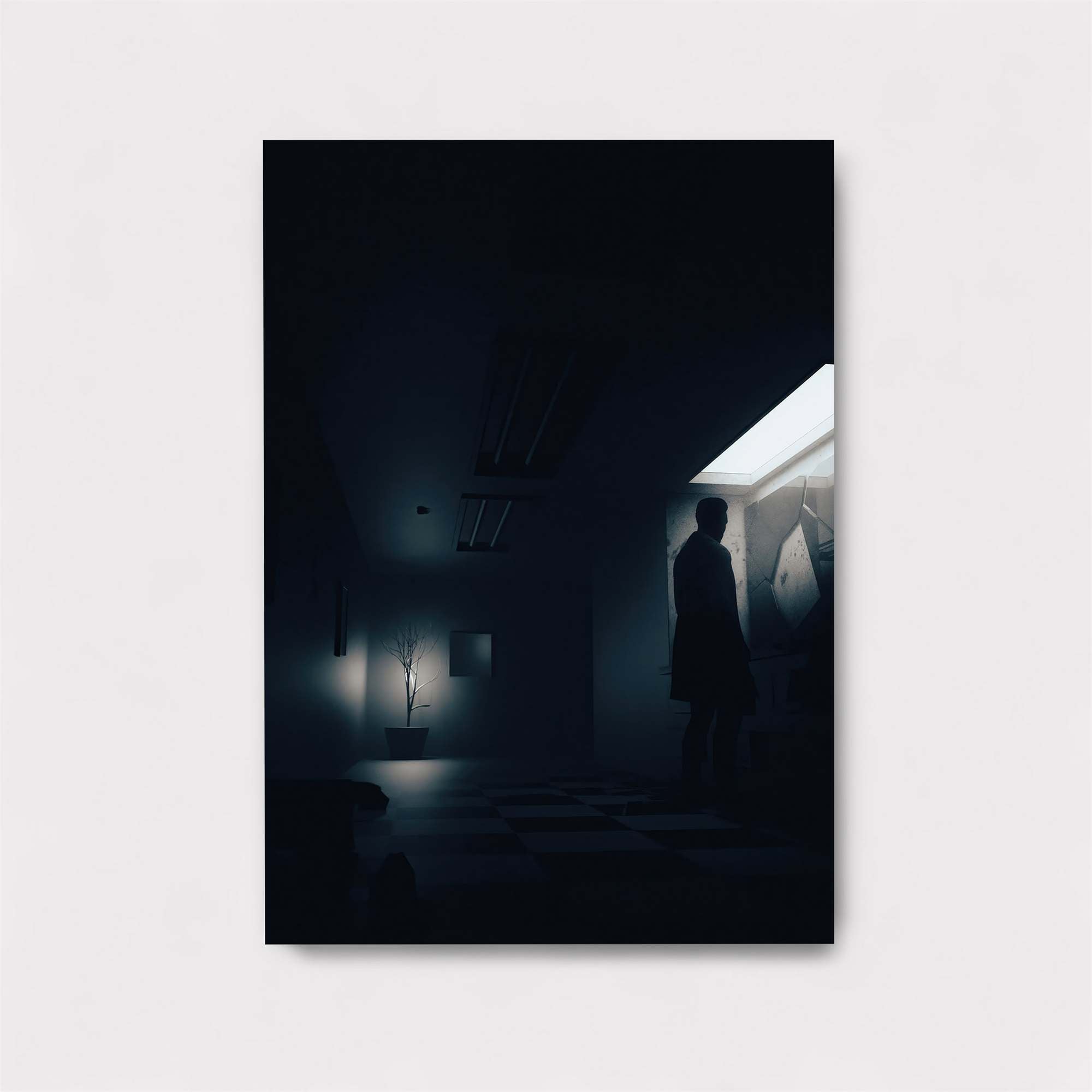 Shadowed Solitude Safe Wall Magnetic / M