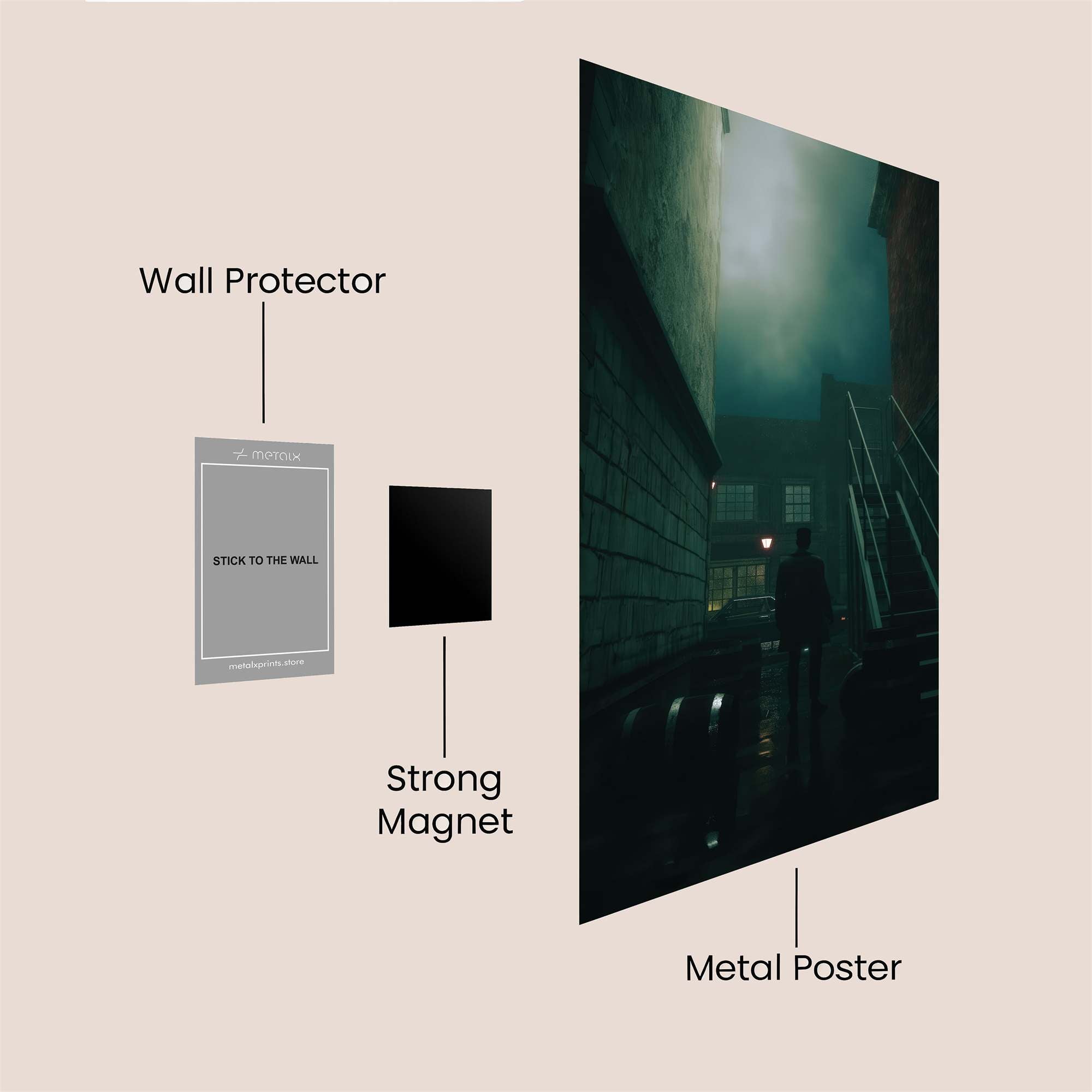 Alley Enigma Safe Wall Magnetic / M