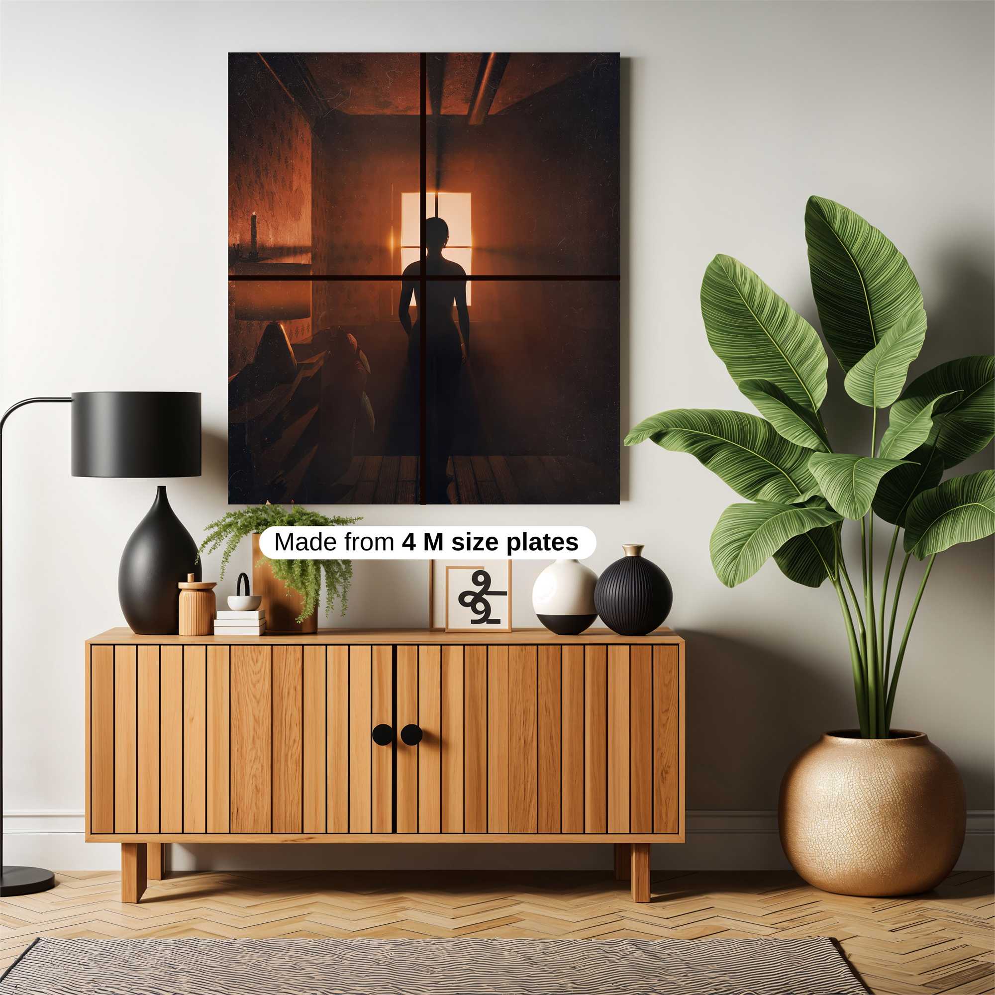 Silhouette Serene Safe Wall Magnetic / M