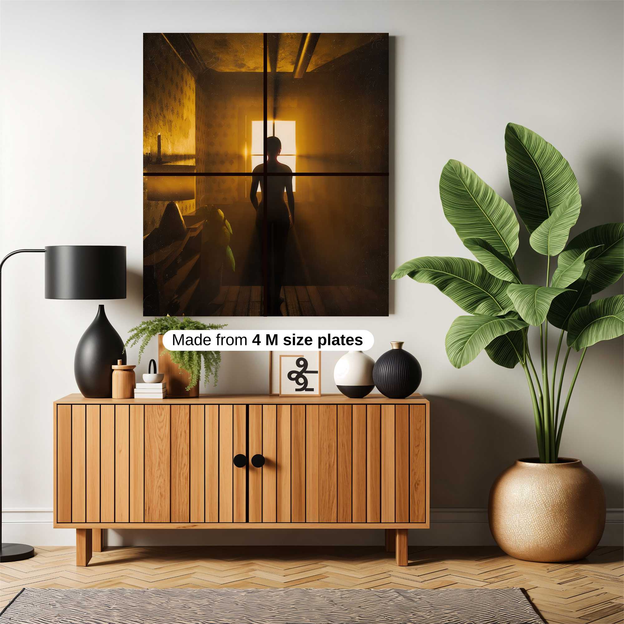 Silhouette Serene Safe Wall Magnetic / M