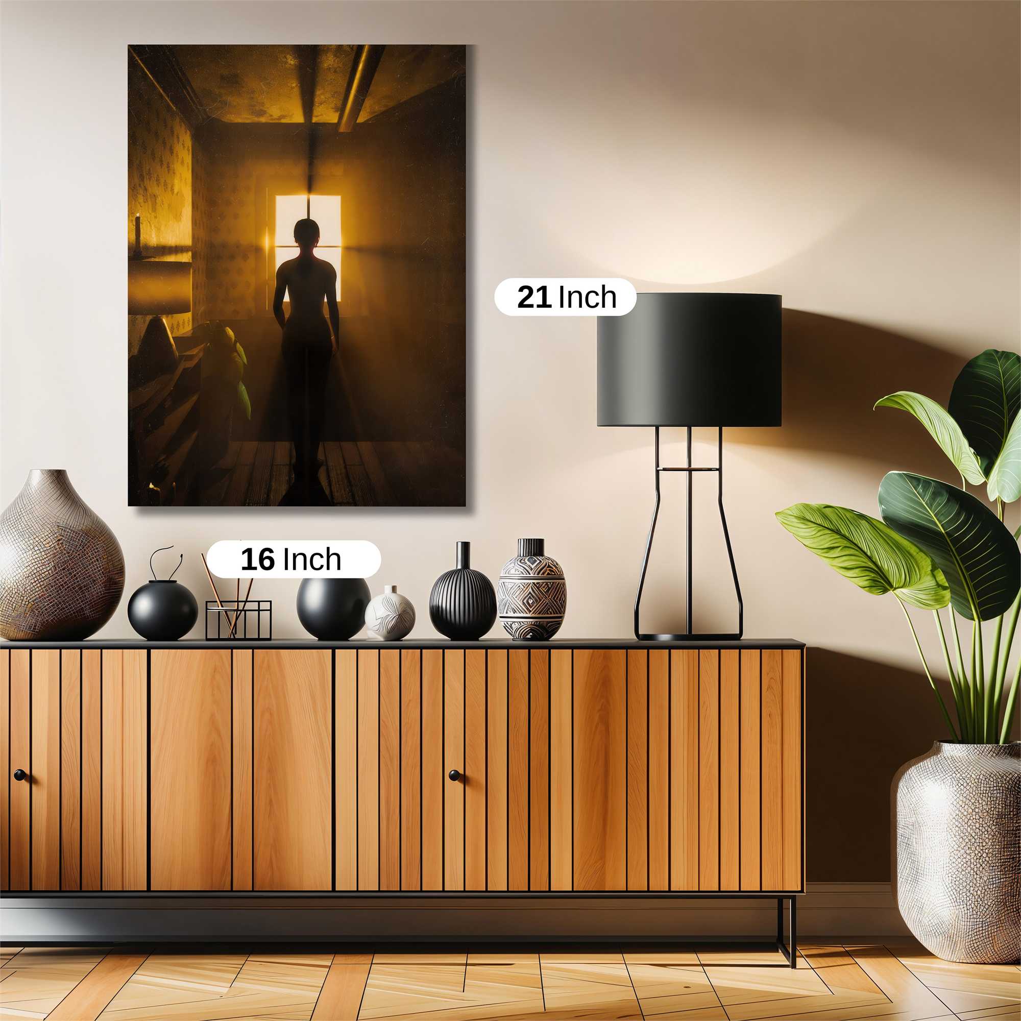 Silhouette Serene Safe Wall Magnetic / M