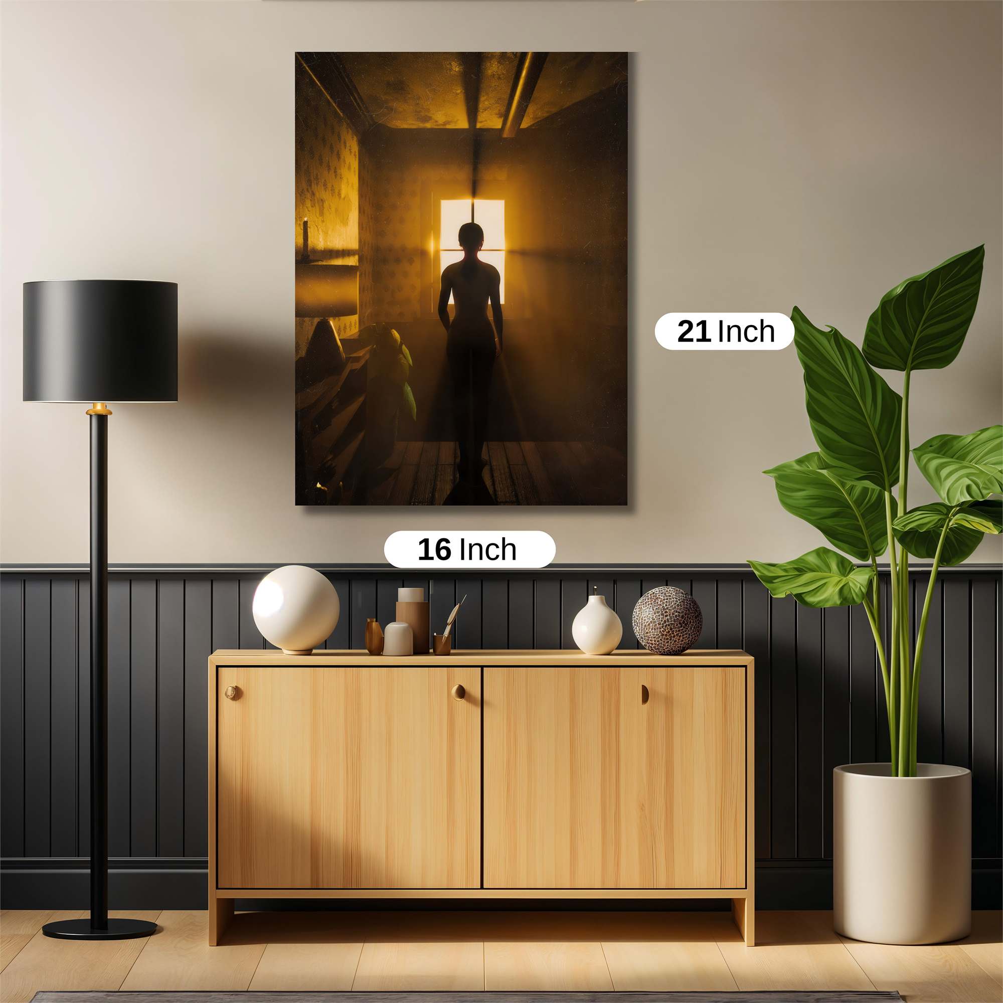 Silhouette Serene Safe Wall Magnetic / M