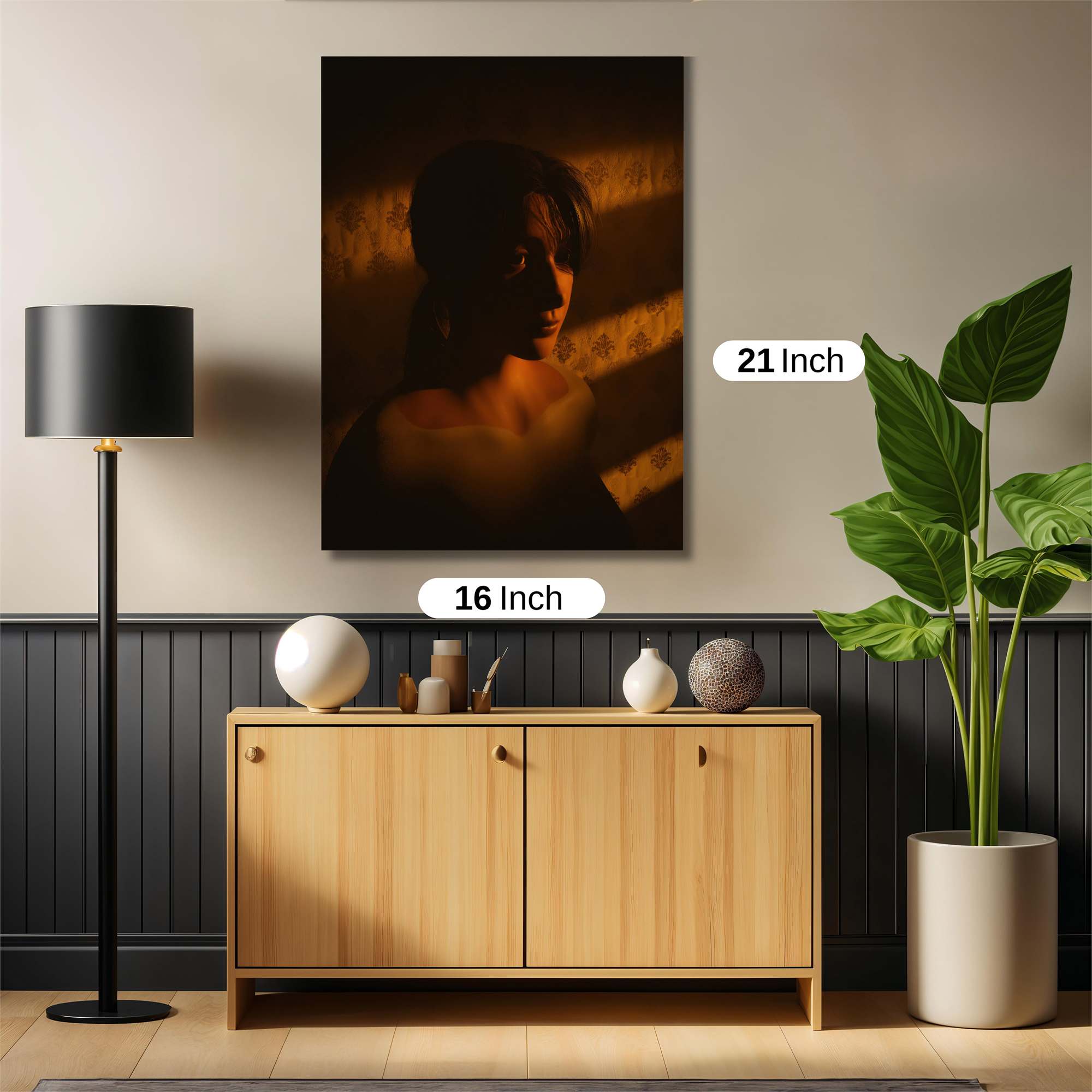 Shadowed Serenity Safe Wall Magnetic / M