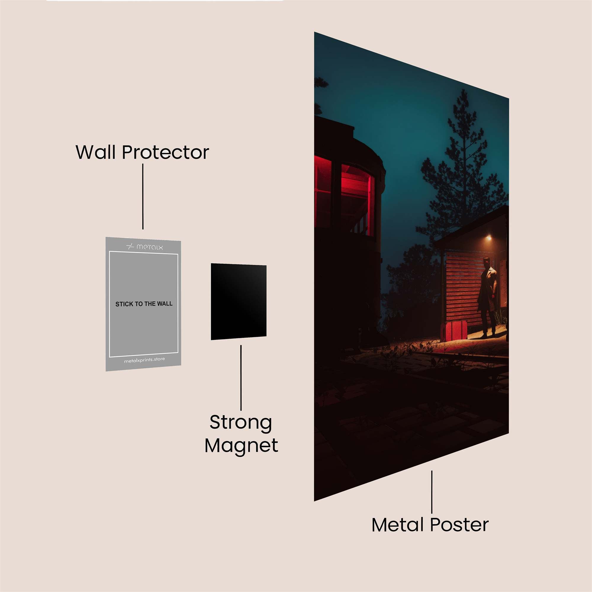 Nightwatch Enigma Safe Wall Magnetic / M