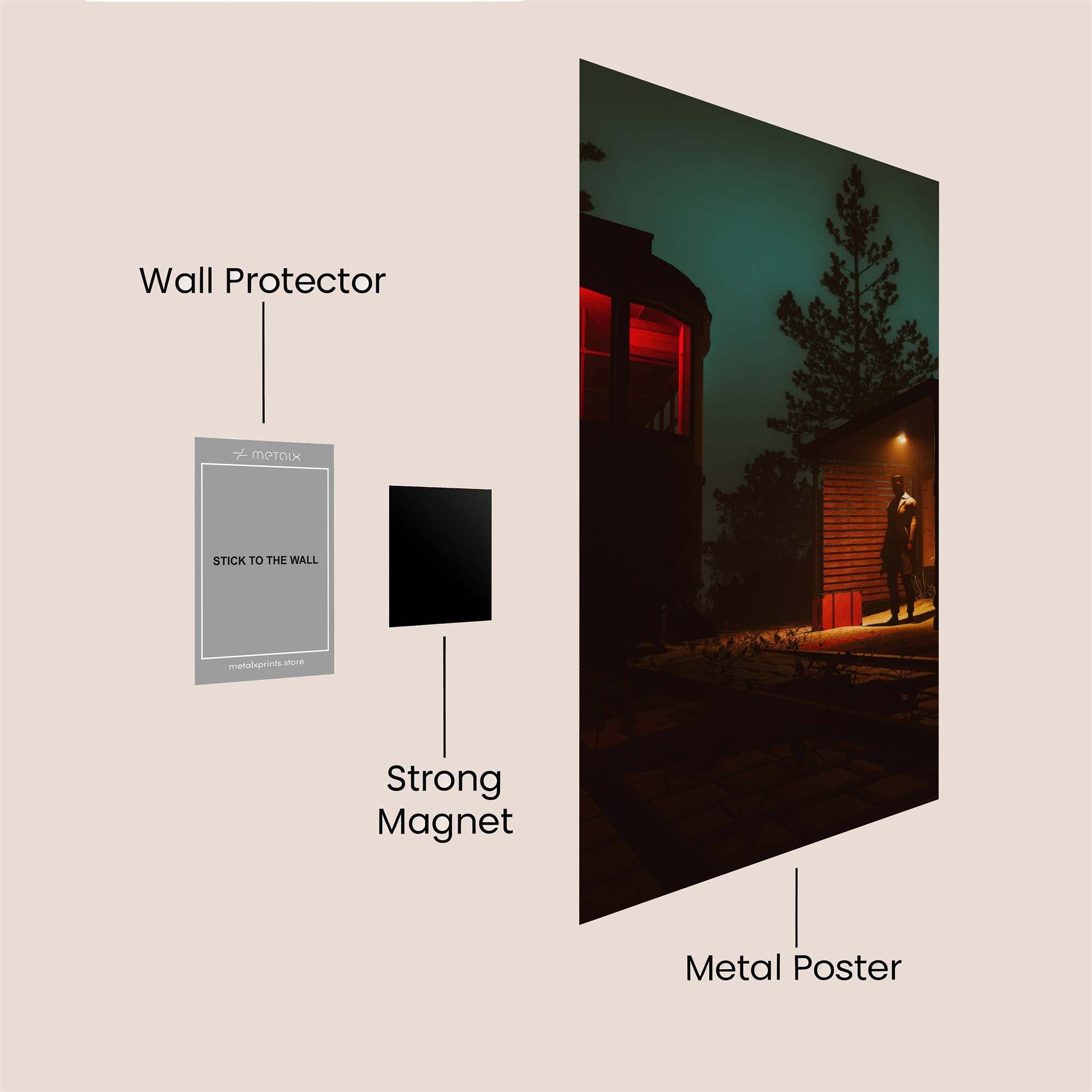 Midnight Departure Safe Wall Magnetic / M