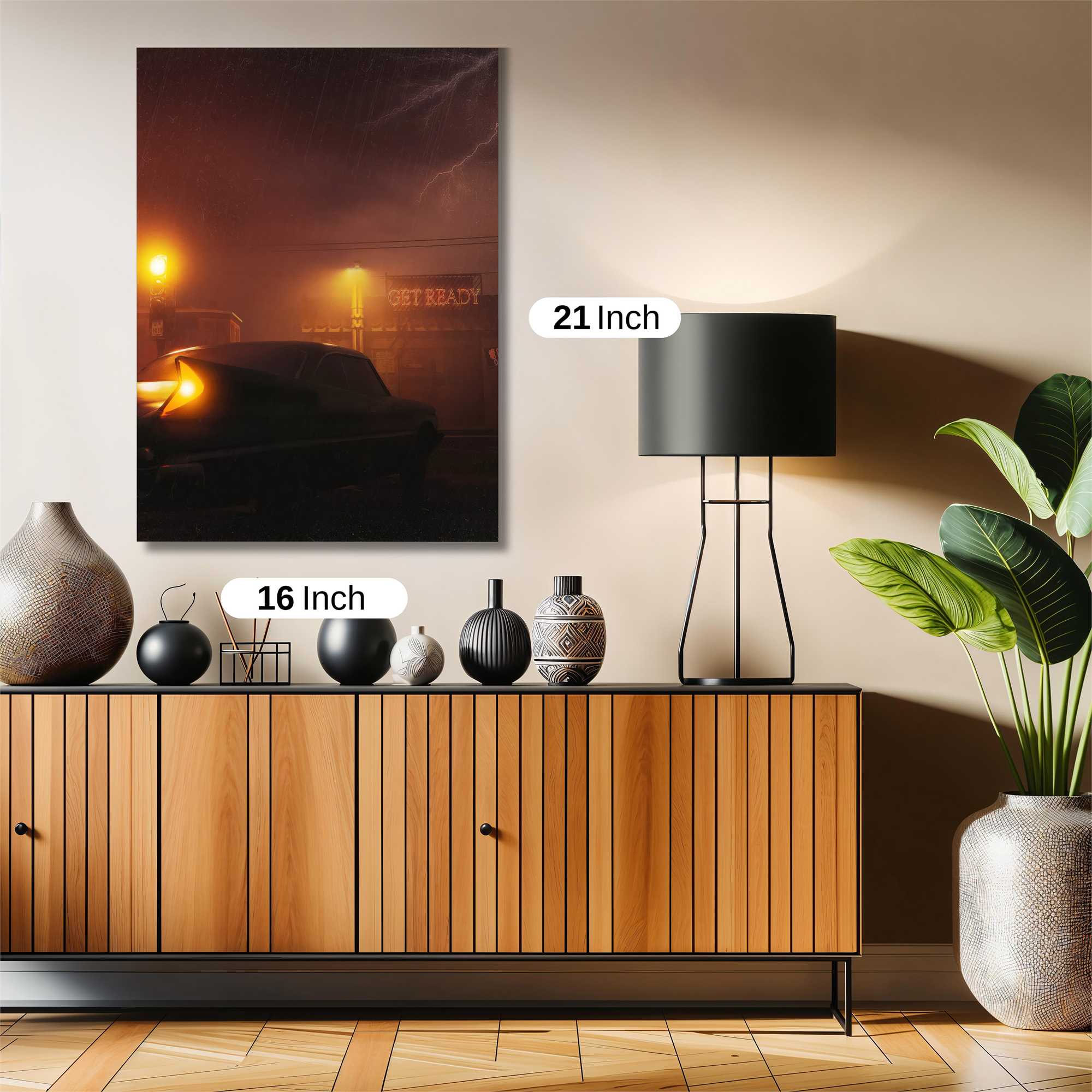 Stormy Warning Safe Wall Magnetic / M