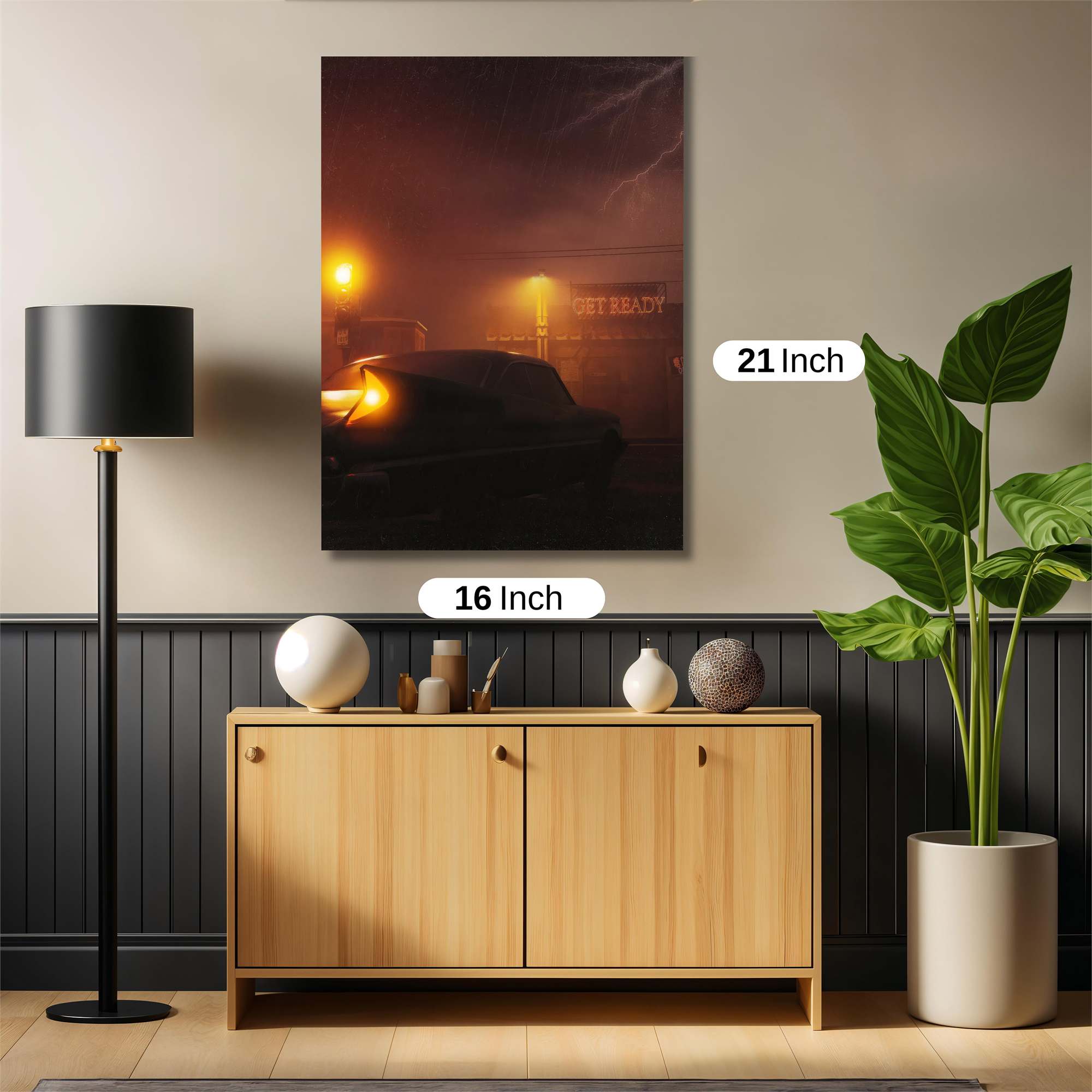 Stormy Warning Safe Wall Magnetic / M
