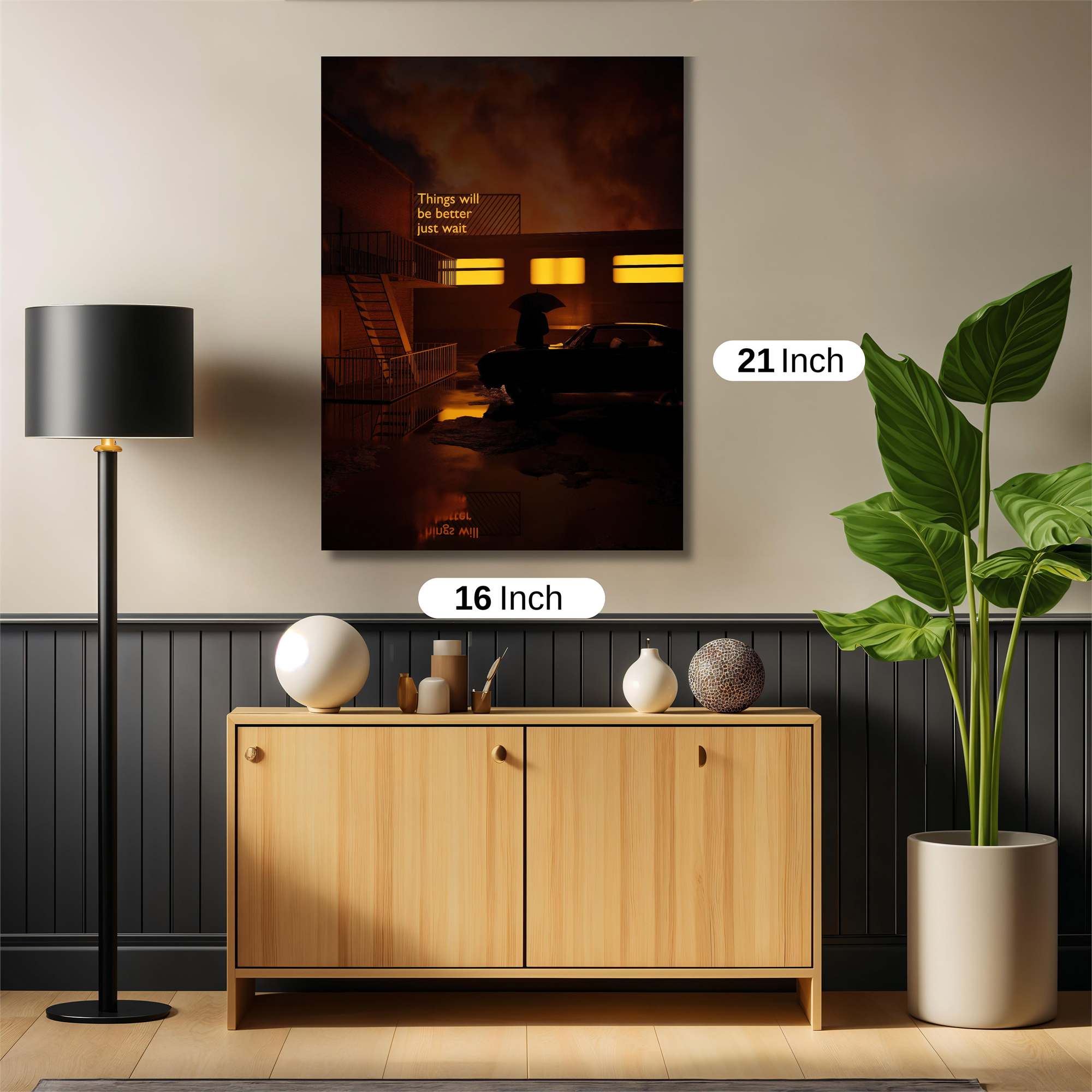 Hopeful Night Safe Wall Magnetic / M