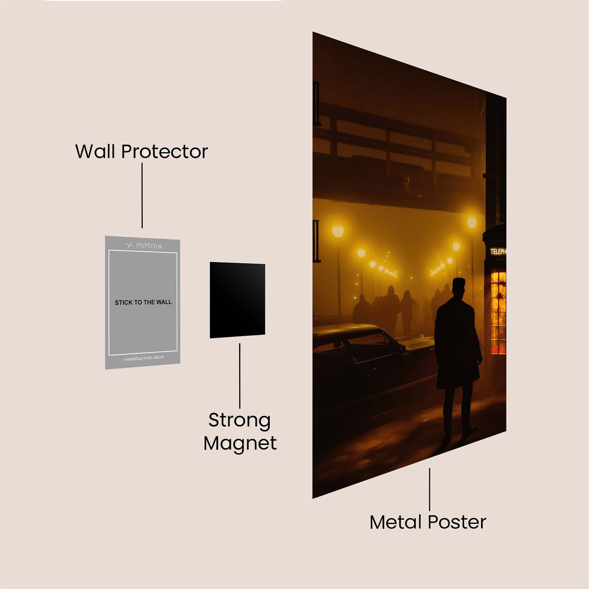 Nocturnal Mystery Safe Wall Magnetic / M