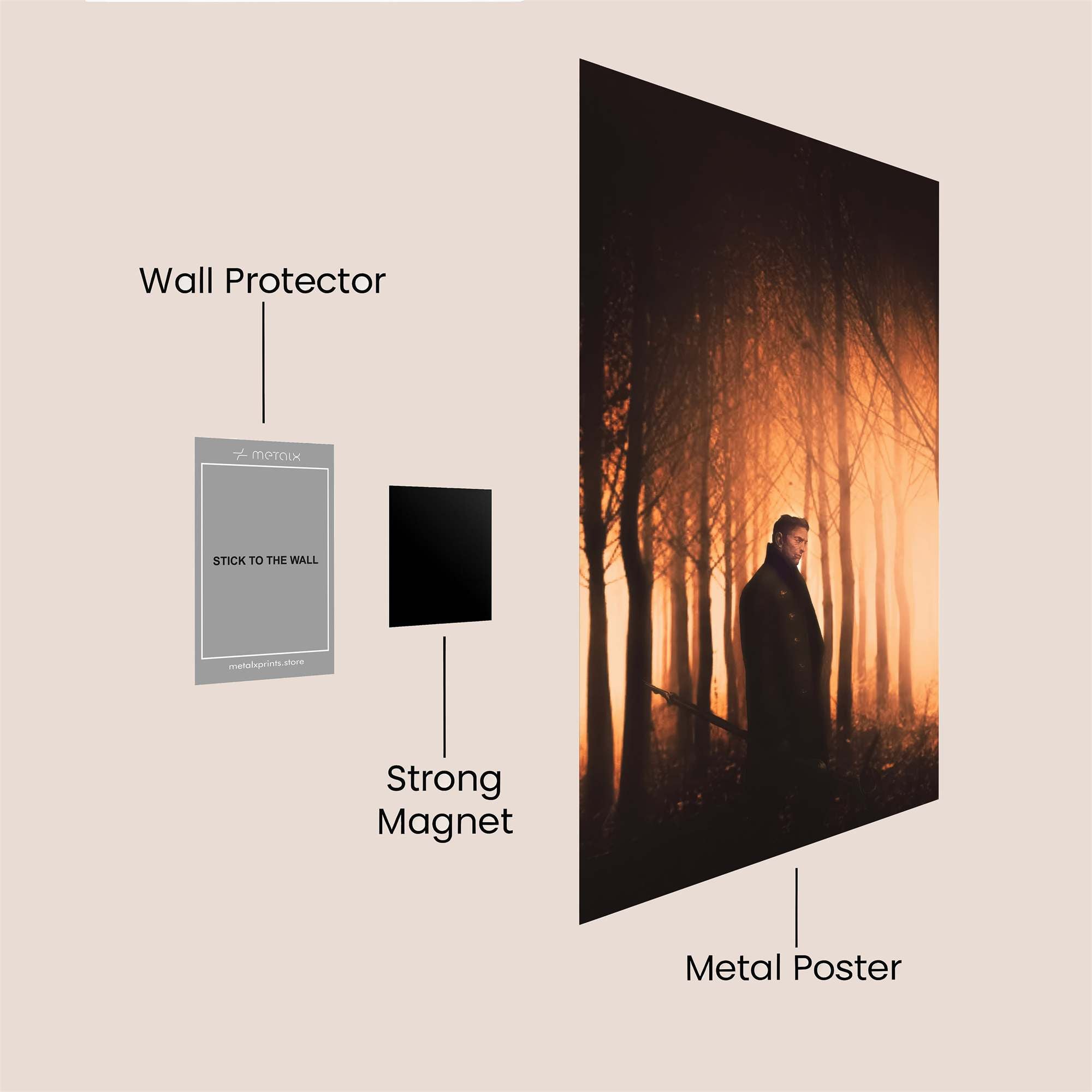 Forest Enigma Safe Wall Magnetic / M