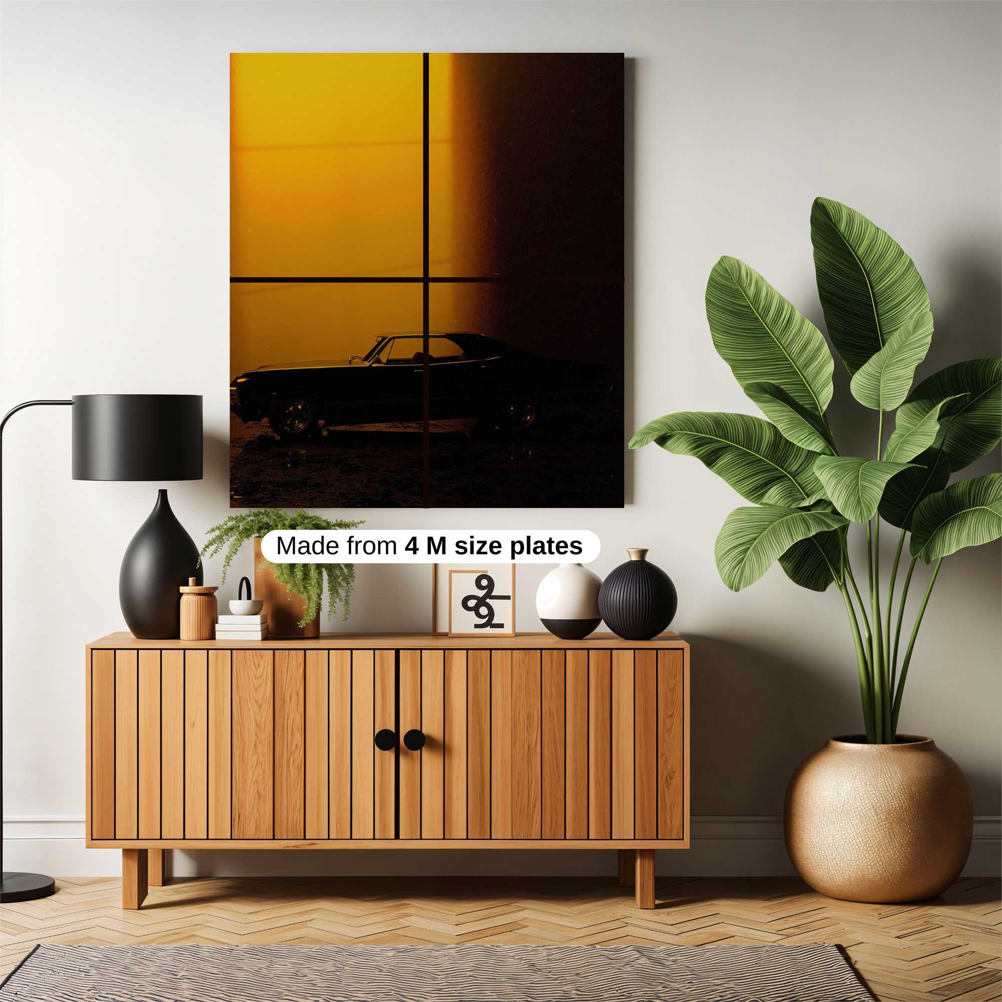 Car Silhouette Safe Wall Magnetic / M