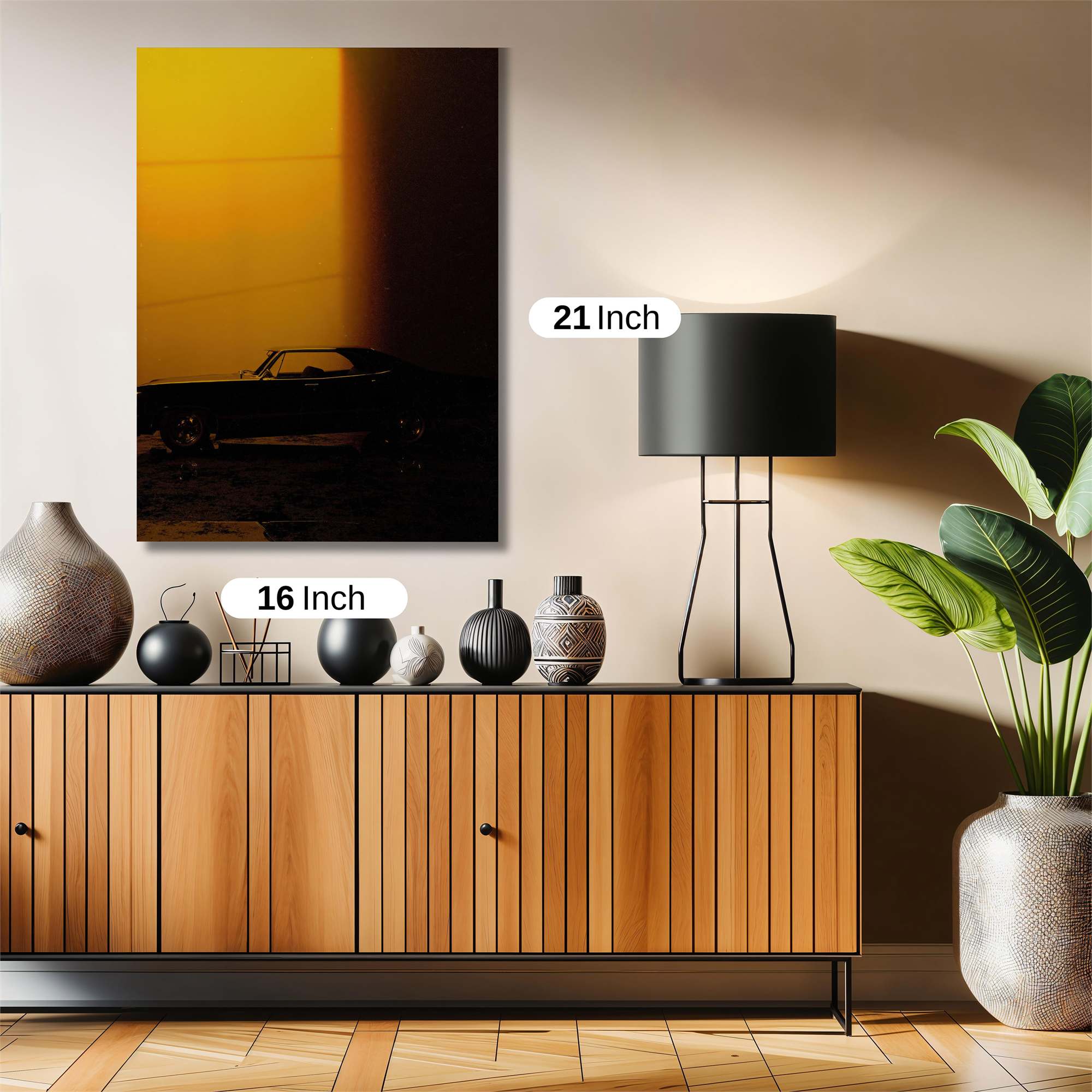 Car Silhouette Safe Wall Magnetic / M