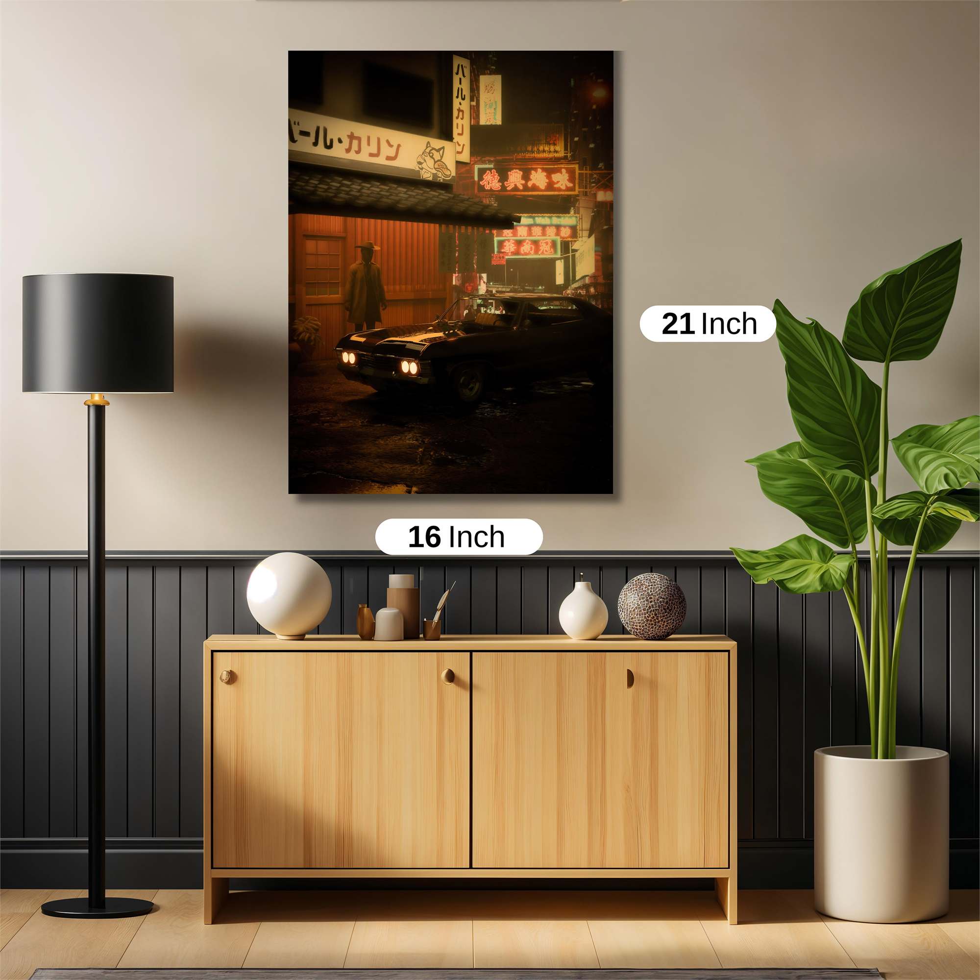 Neon Noir Safe Wall Magnetic / M