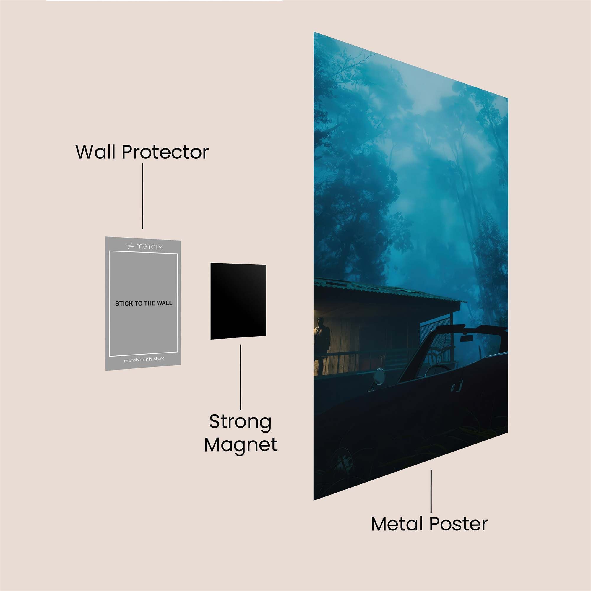 Cabin Enigmatic Safe Wall Magnetic / M