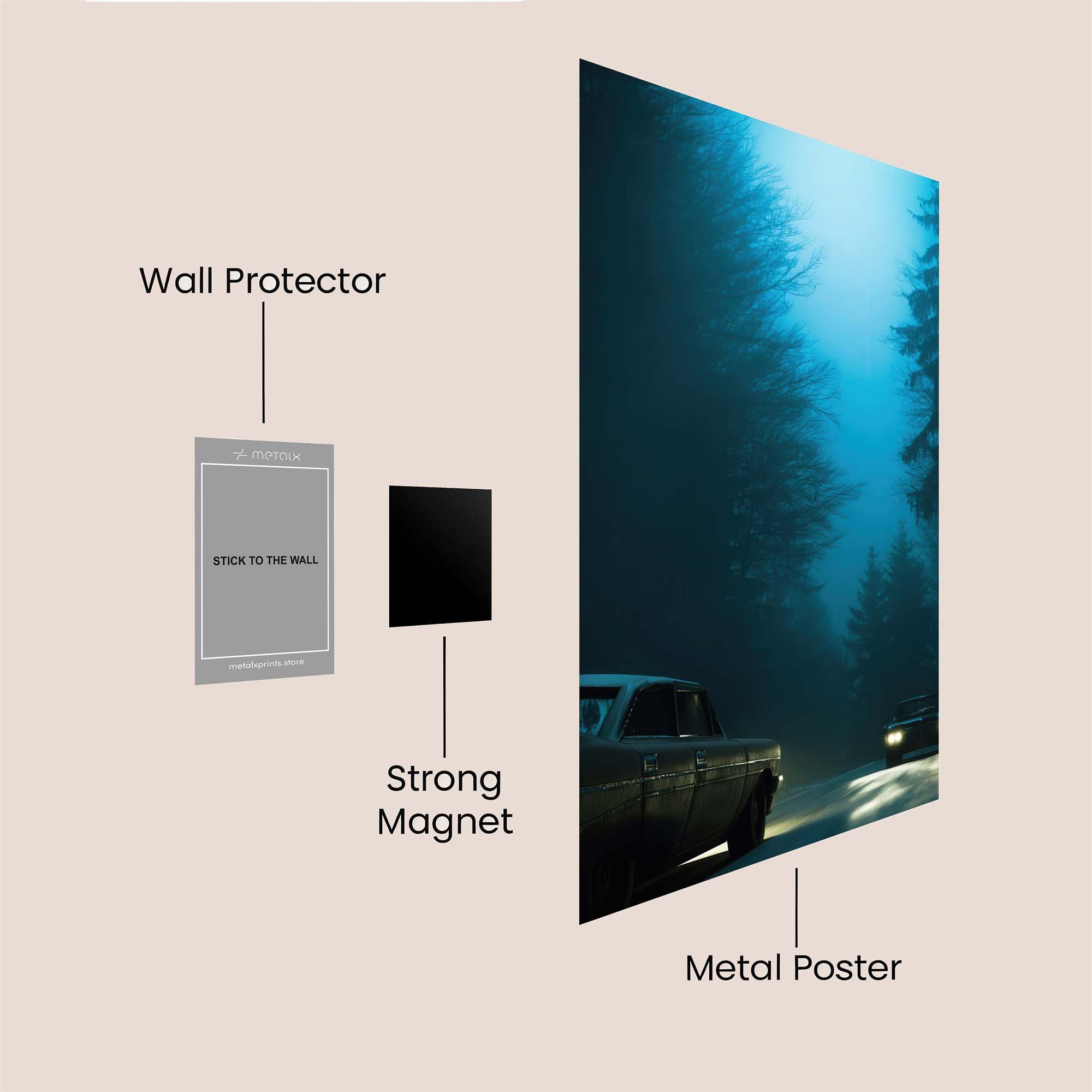Forest Mystery Safe Wall Magnetic / M