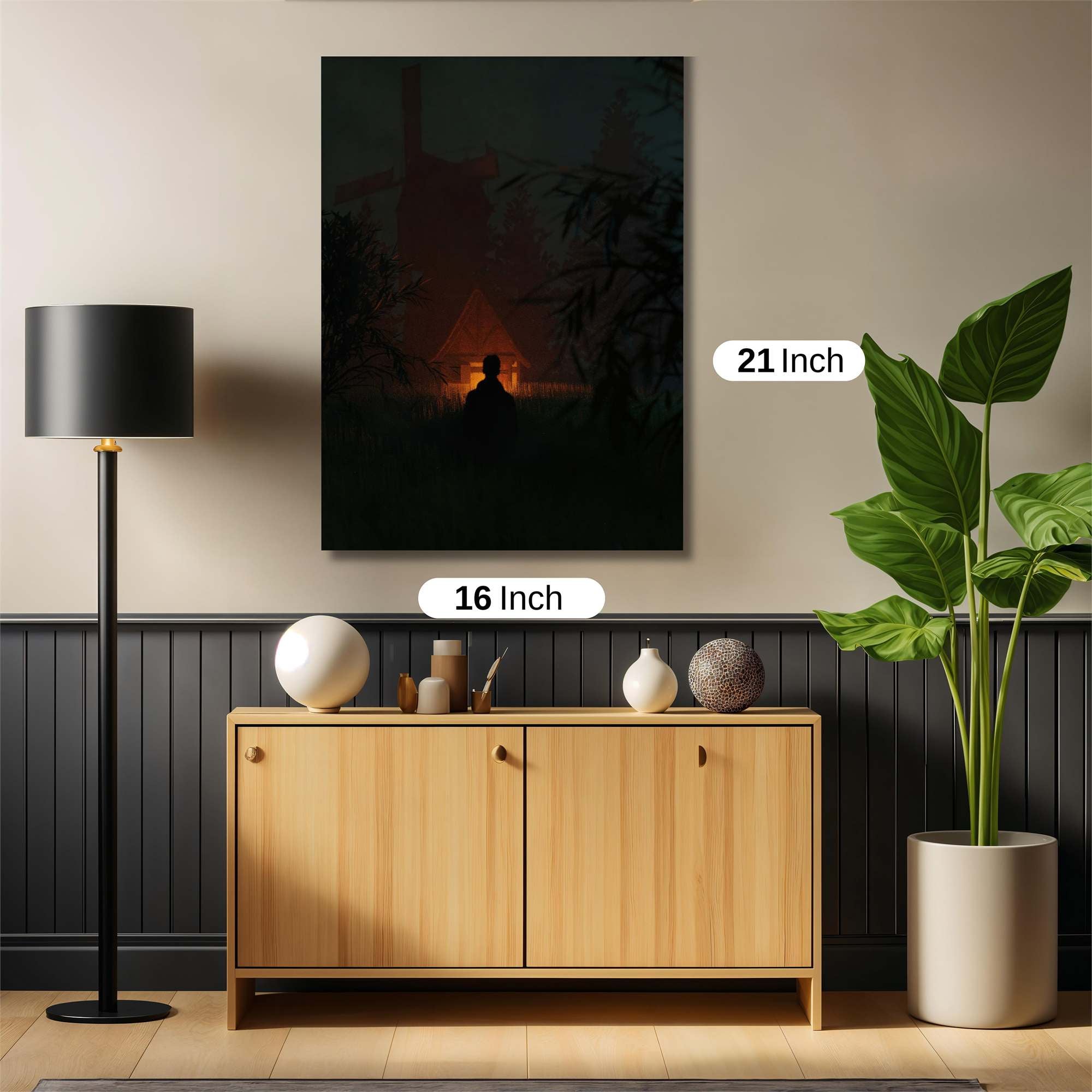 Silhouette Mystery Safe Wall Magnetic / M