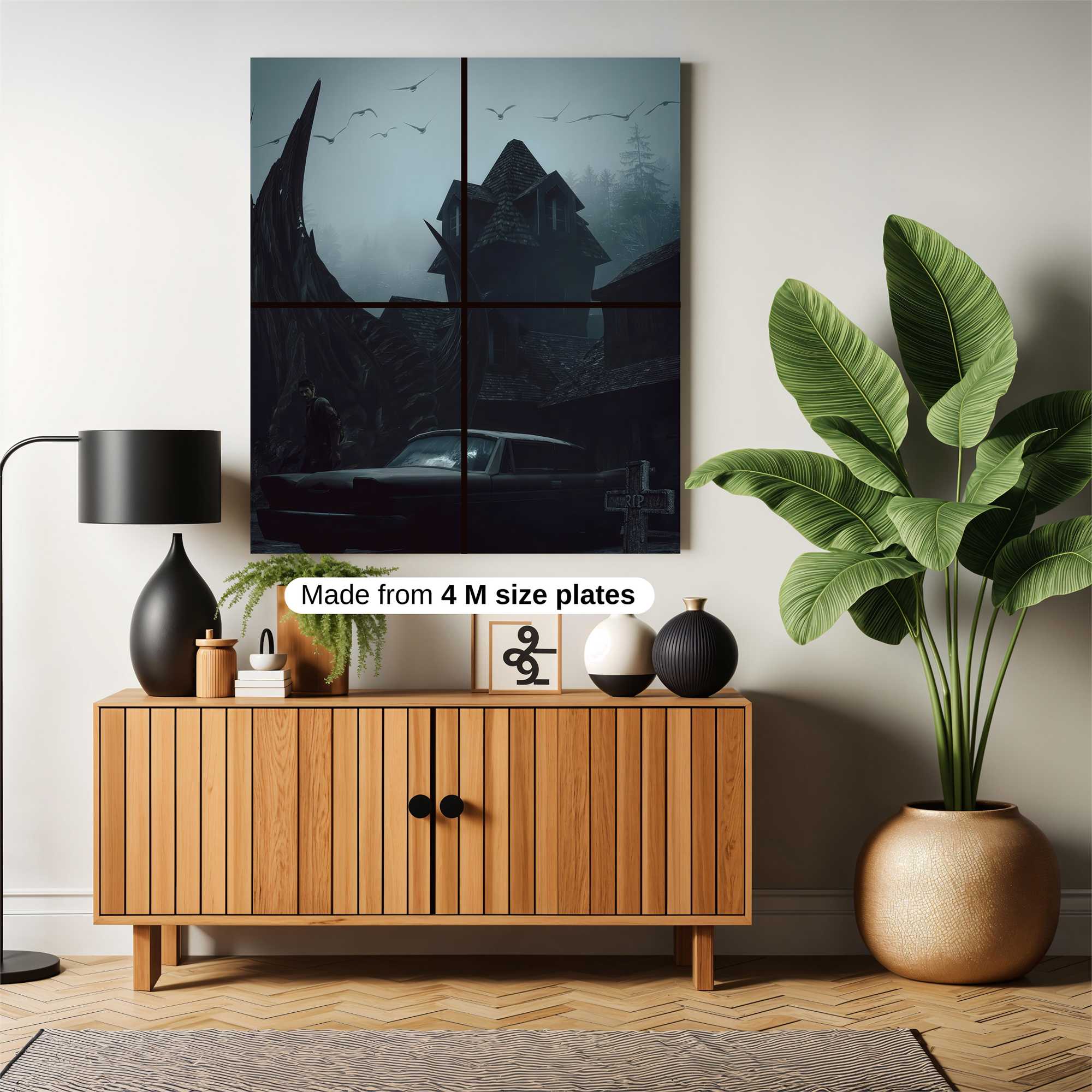 Haunted Gloom Safe Wall Magnetic / M