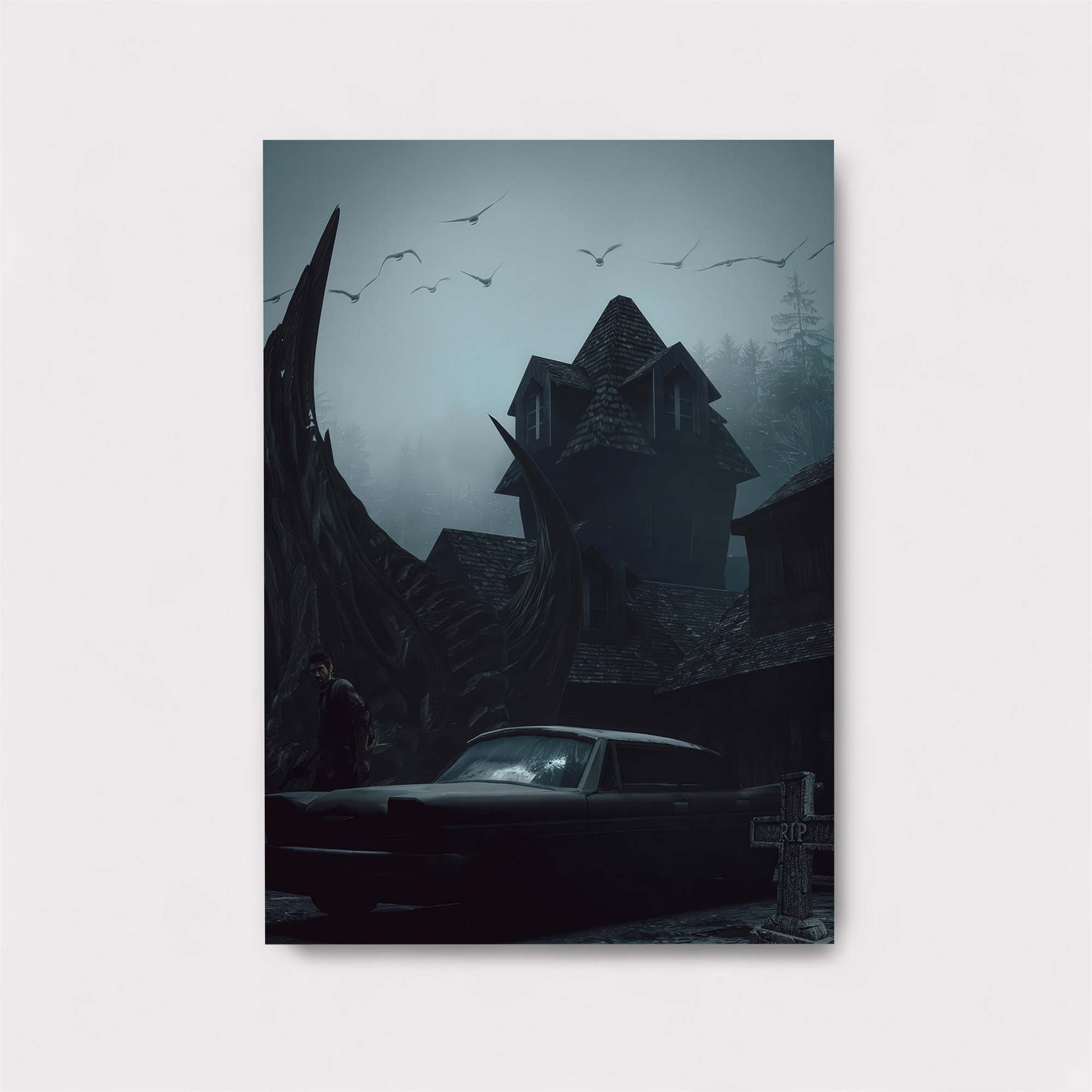 Haunted Gloom Safe Wall Magnetic / M