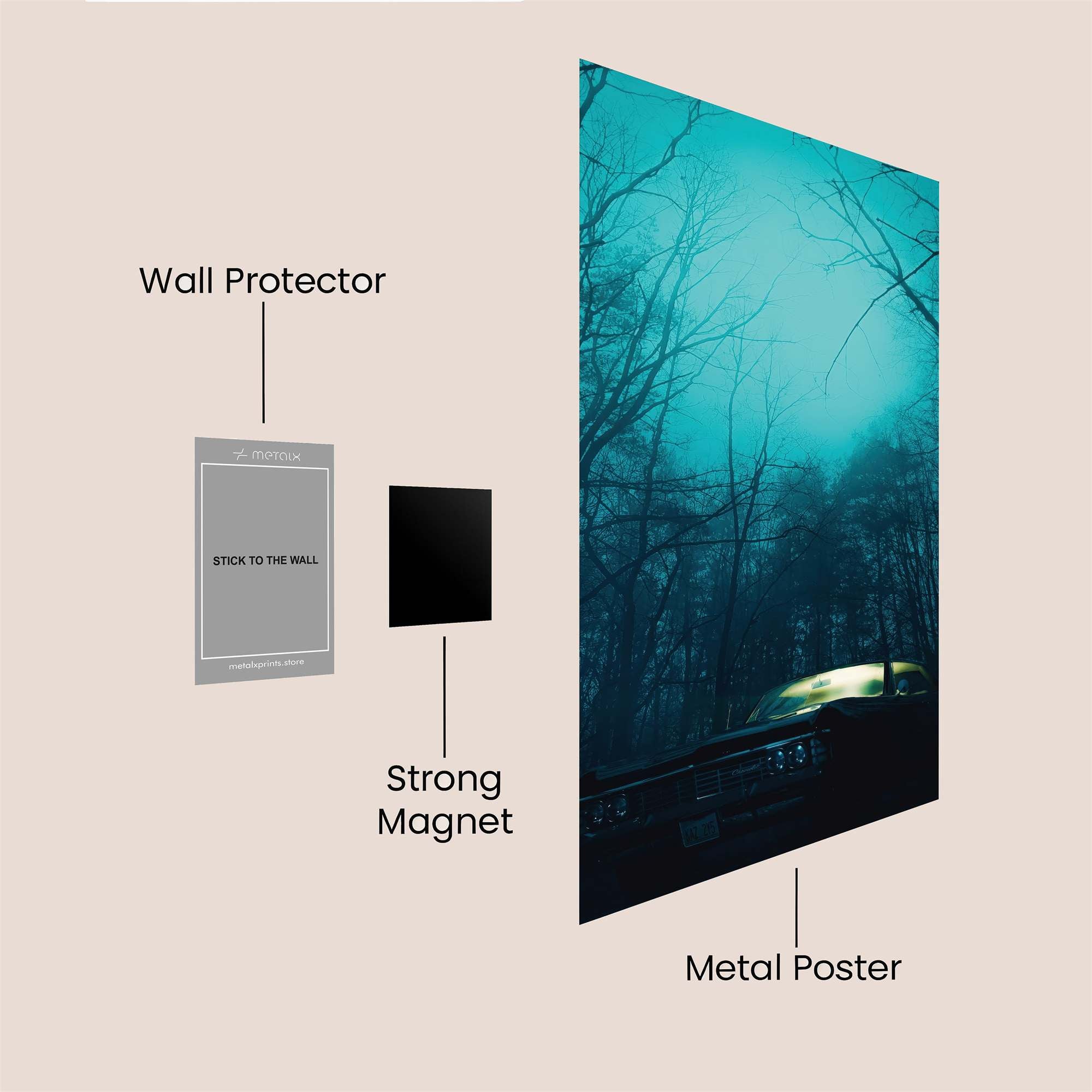 Forest Mystery Safe Wall Magnetic / M
