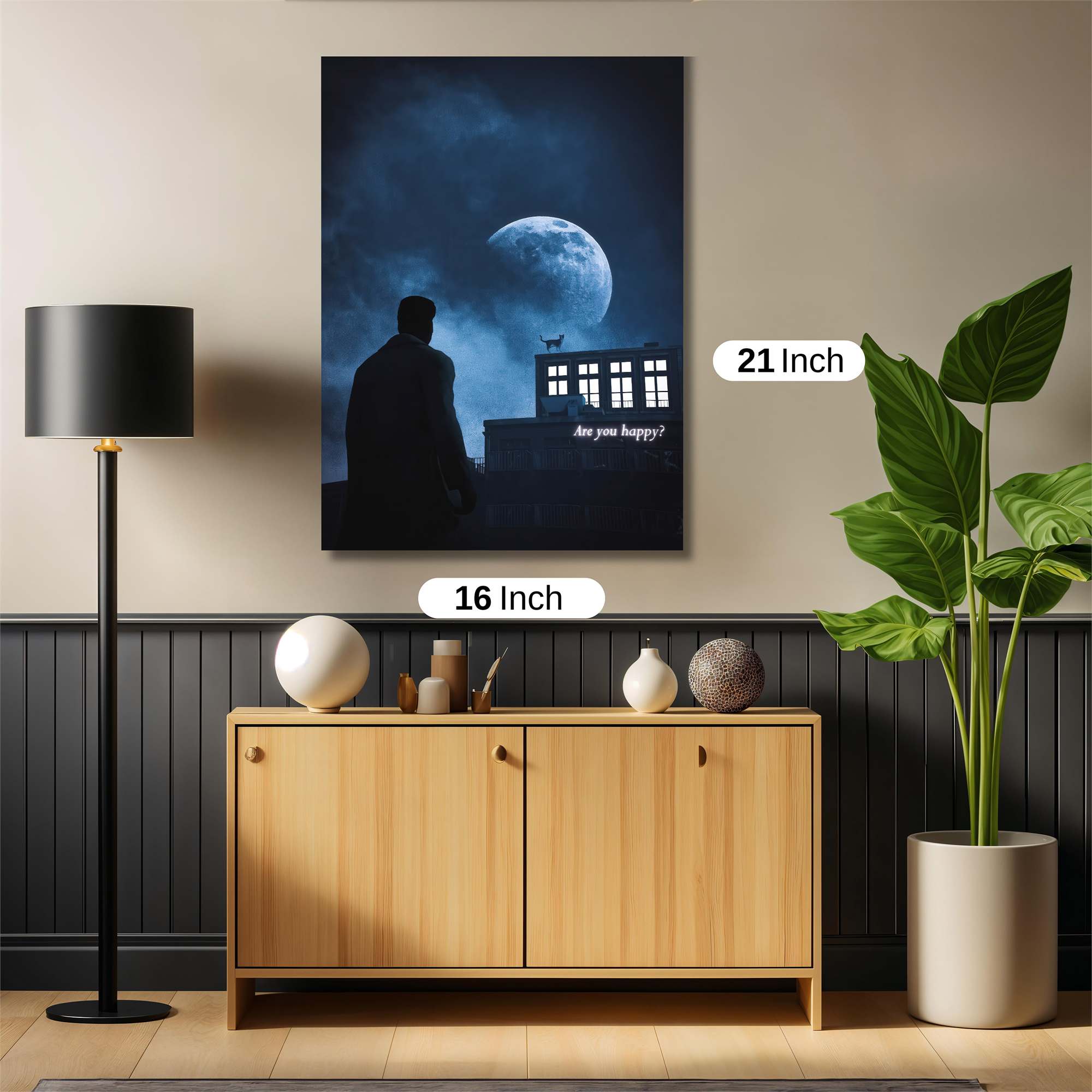 Moonlight Solitude Safe Wall Magnetic / M