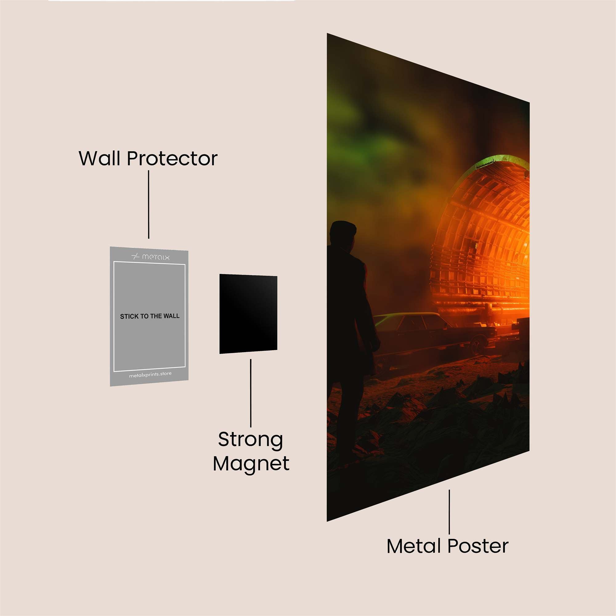 Gateway Inferno Safe Wall Magnetic / M
