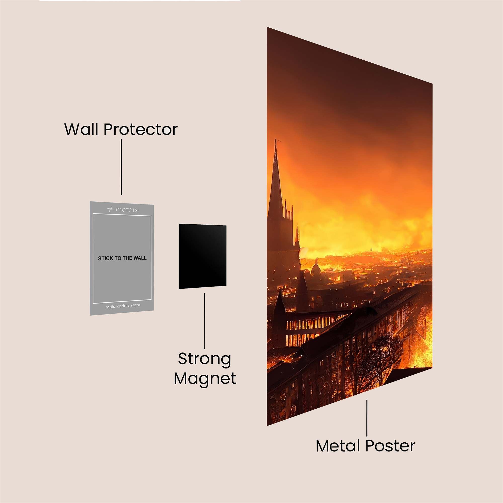 Moonlit Mystery Safe Wall Magnetic / M