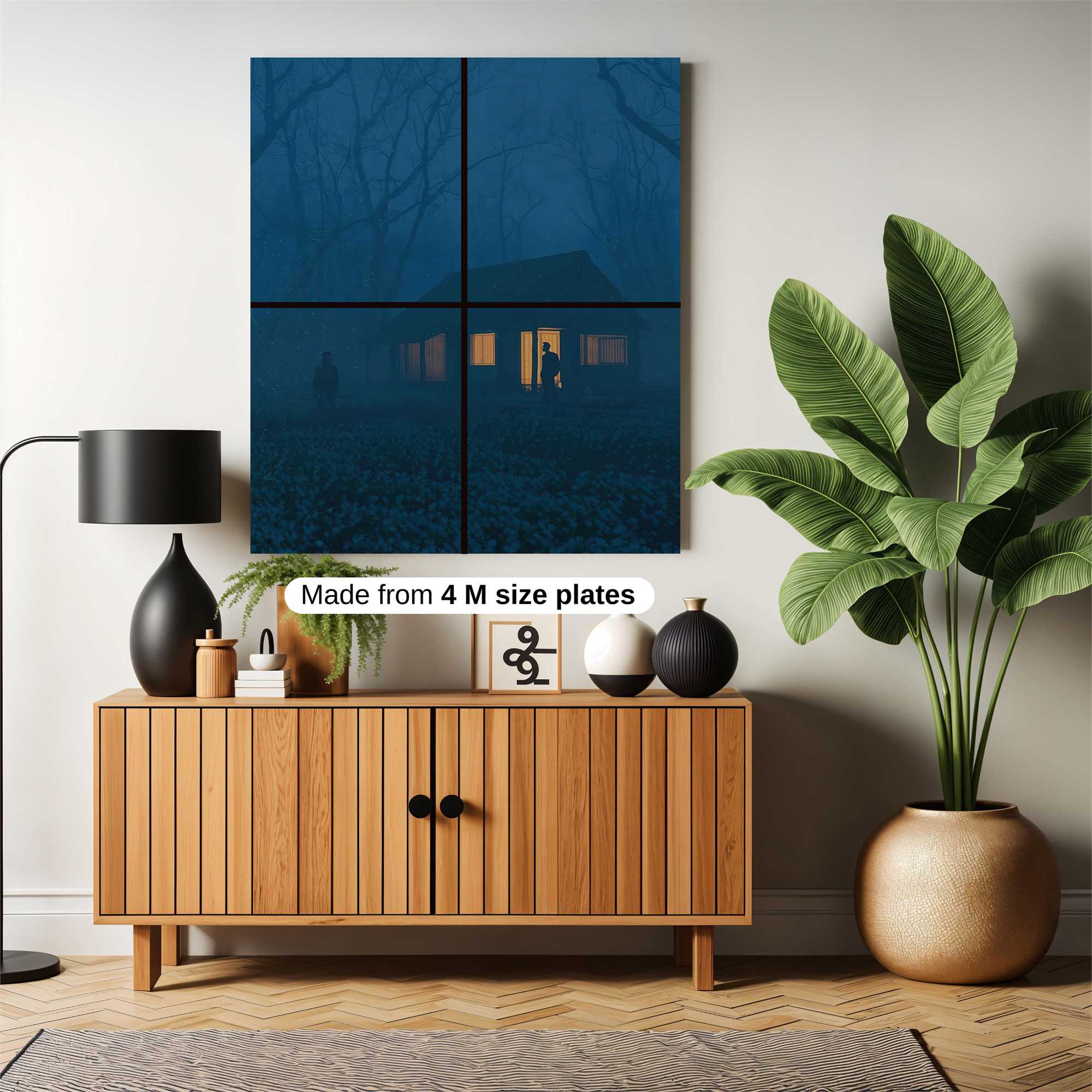 Cabin Solitude Safe Wall Magnetic / M