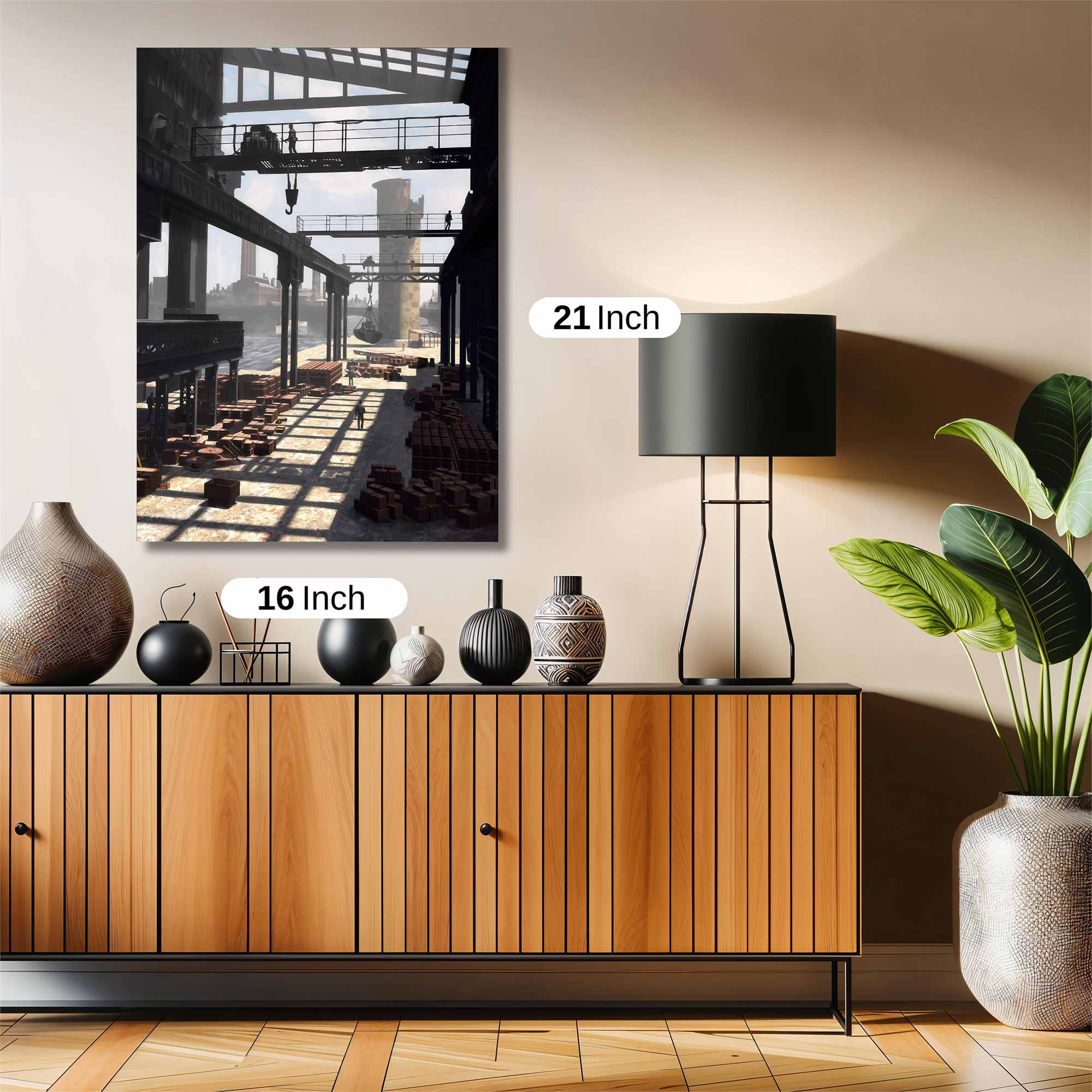 Industrial Gloom Safe Wall Magnetic / M