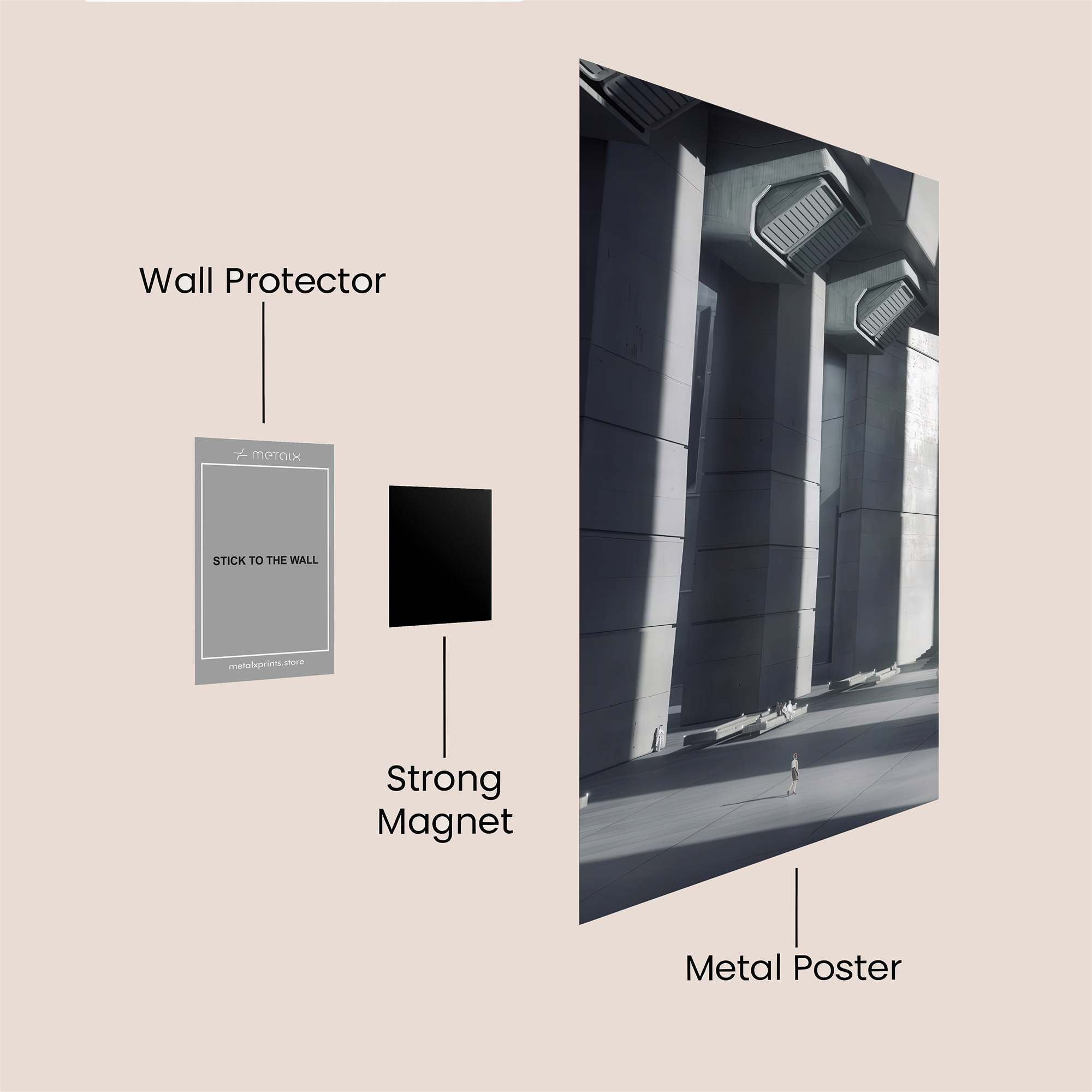 Monumental Serenity Safe Wall Magnetic / M